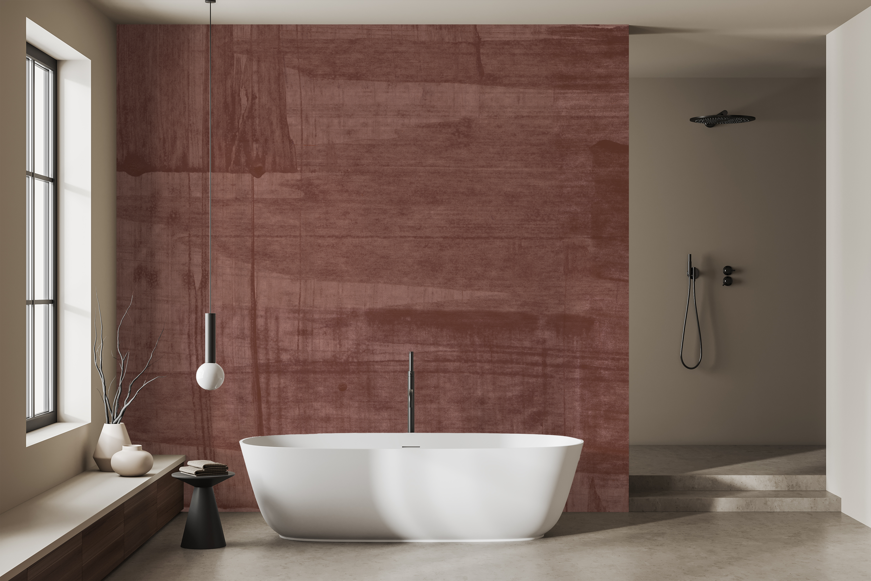 Image of San Joaquin in Cinnabar - Wallpaper Mural - Quick Ship