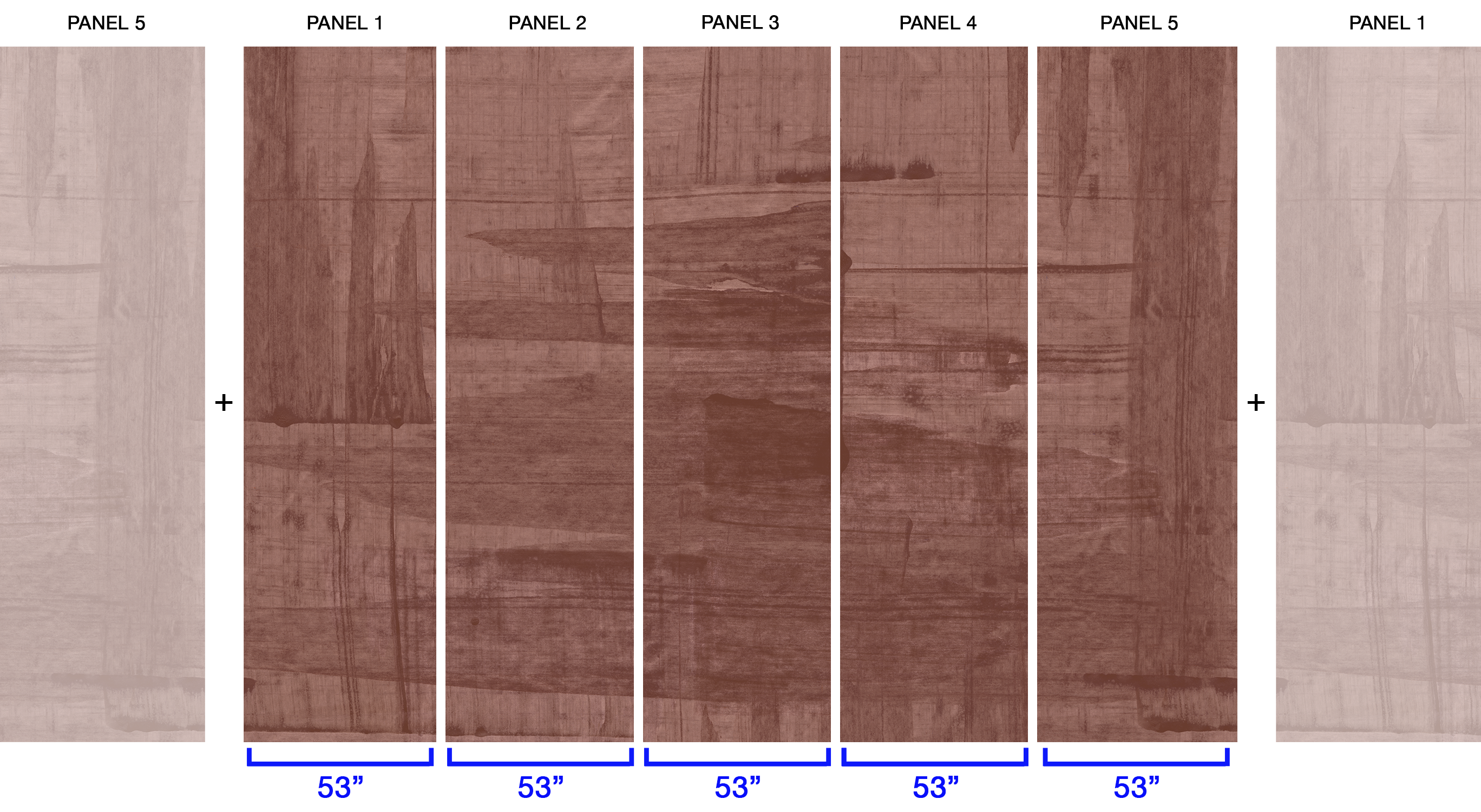 Image of San Joaquin in Cinnabar - Wallpaper Mural - Quick Ship