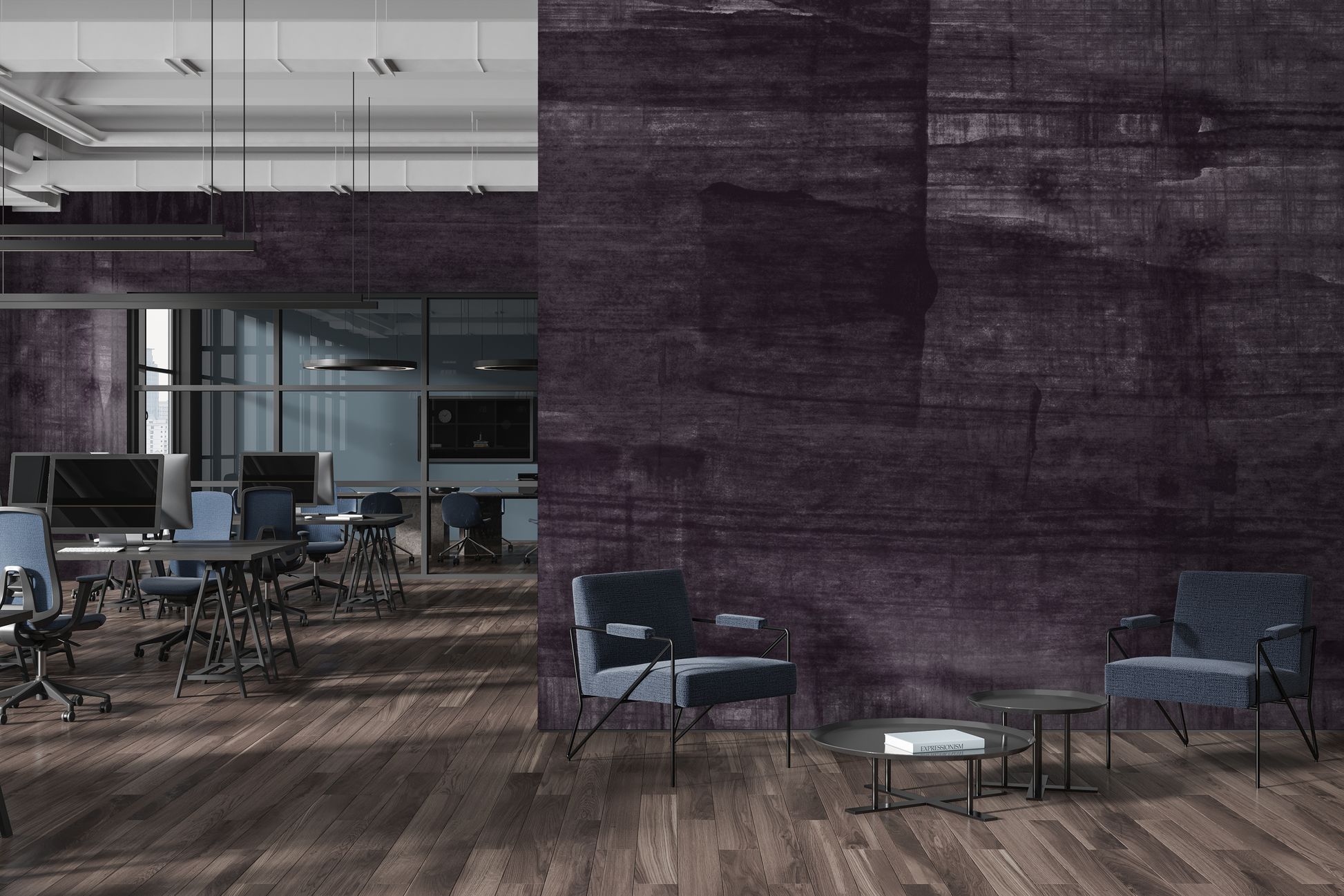 San Joaquin in Orchid Mist - Wallpaper Mural - Quick Ship