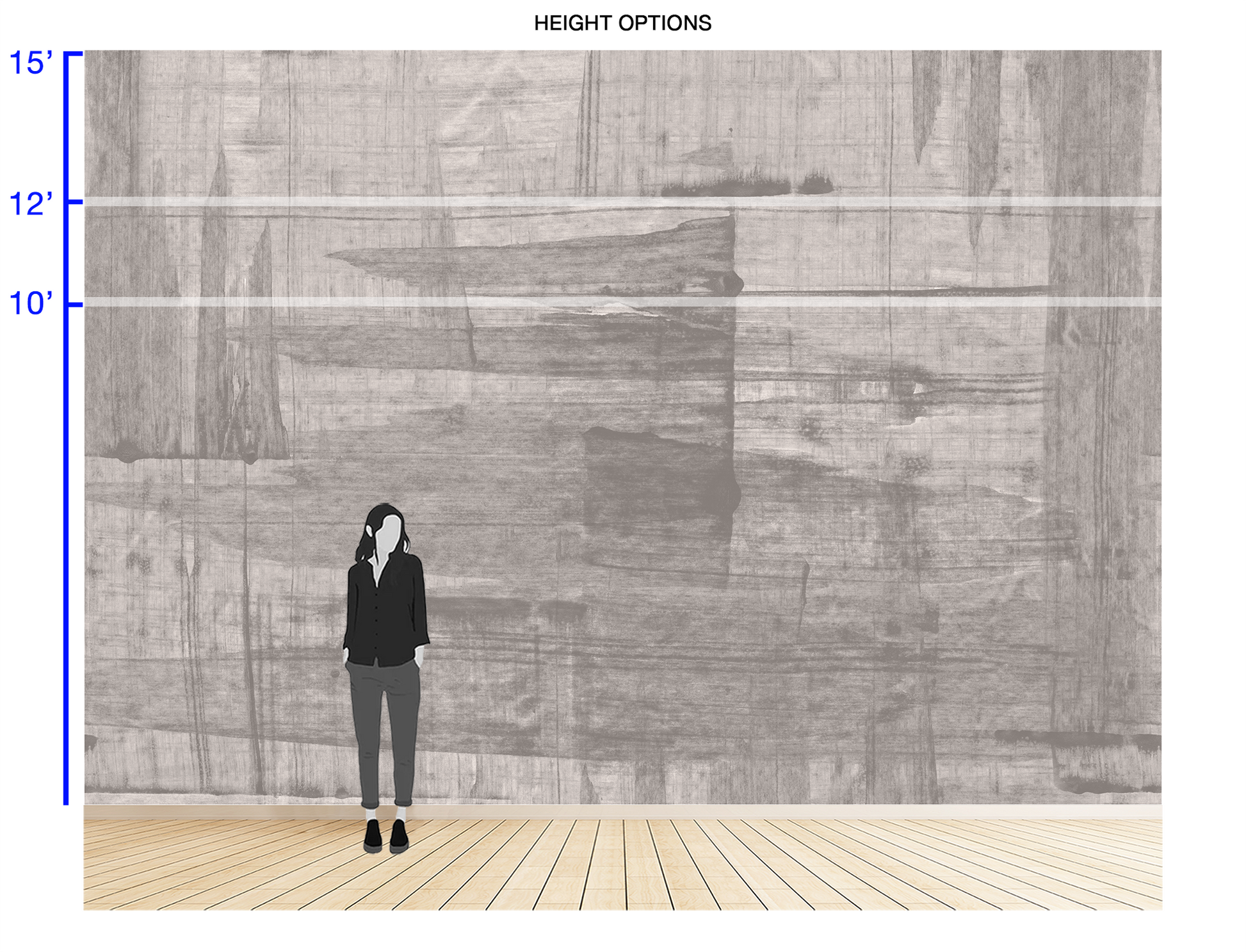 San Joaquin in Pebble - Wallpaper Mural - Quick Ship