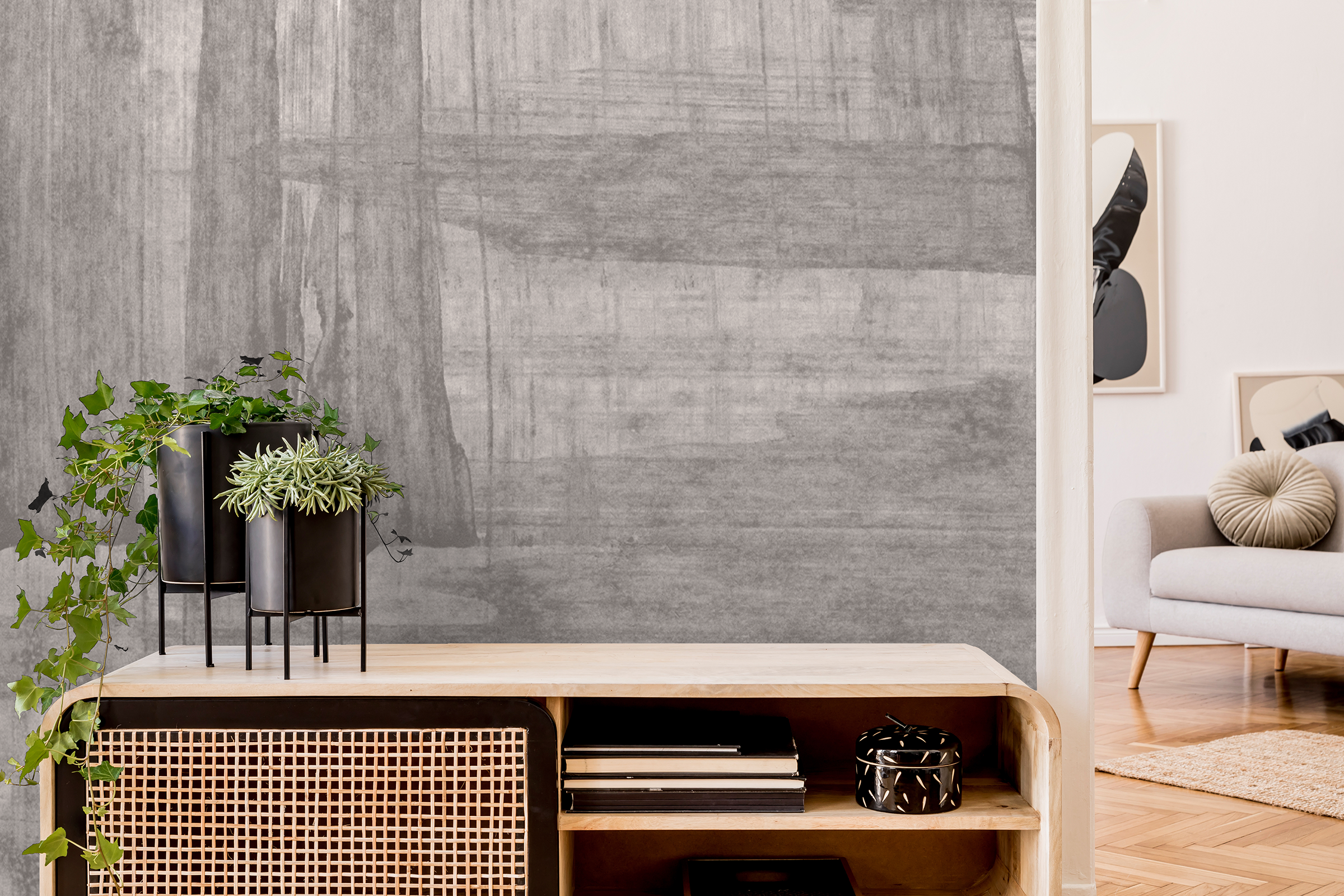 Image of San Joaquin in Pebble - Wallpaper Mural - Quick Ship