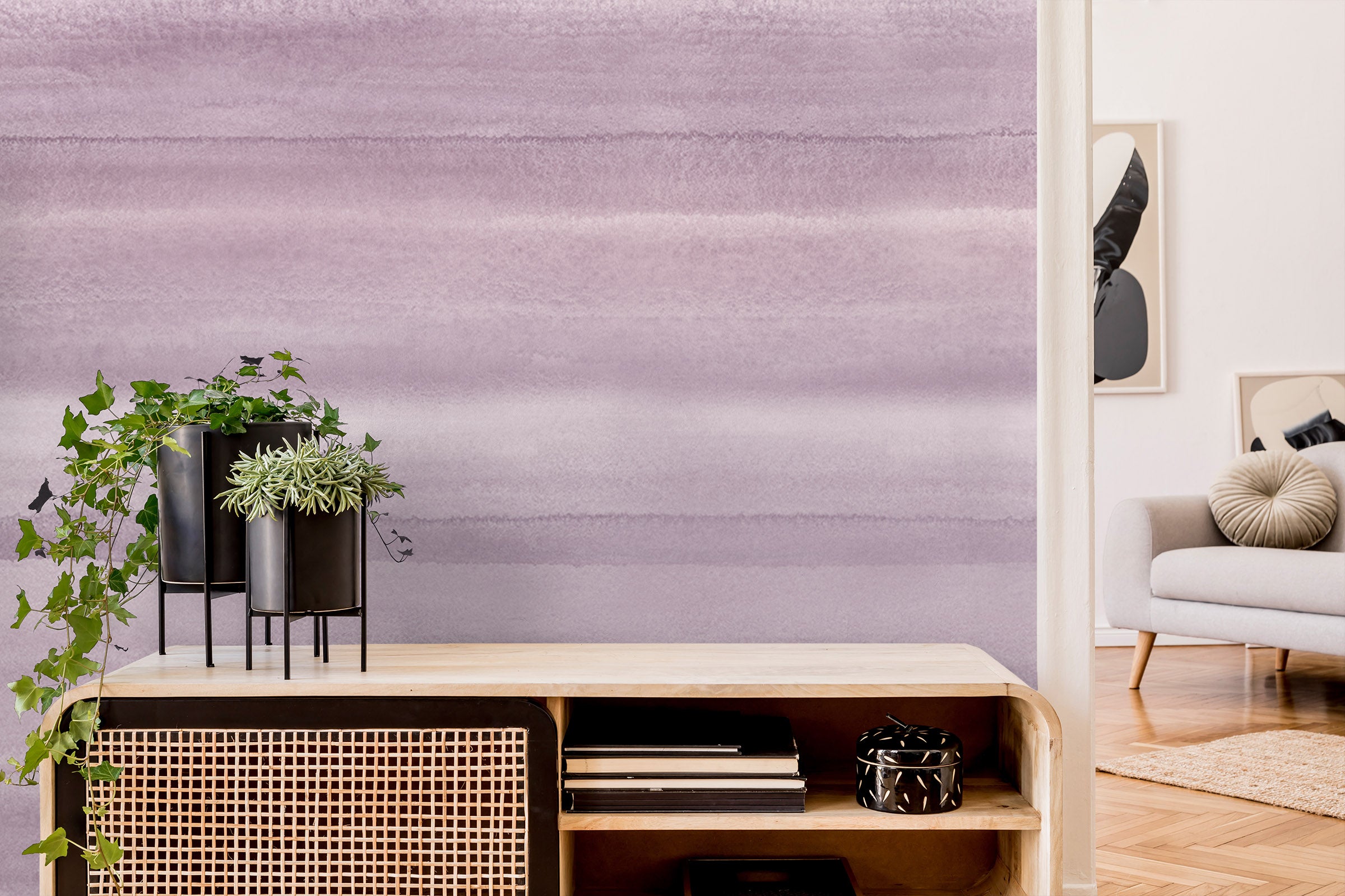 Image of Sediment Lilac - Quick Ship Mural