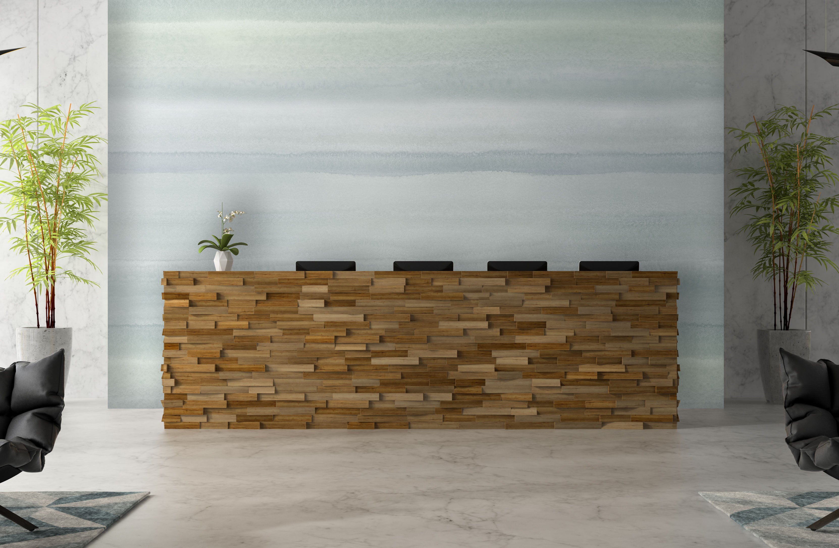 Image of Sediment Sea Glass - Quick Ship Mural