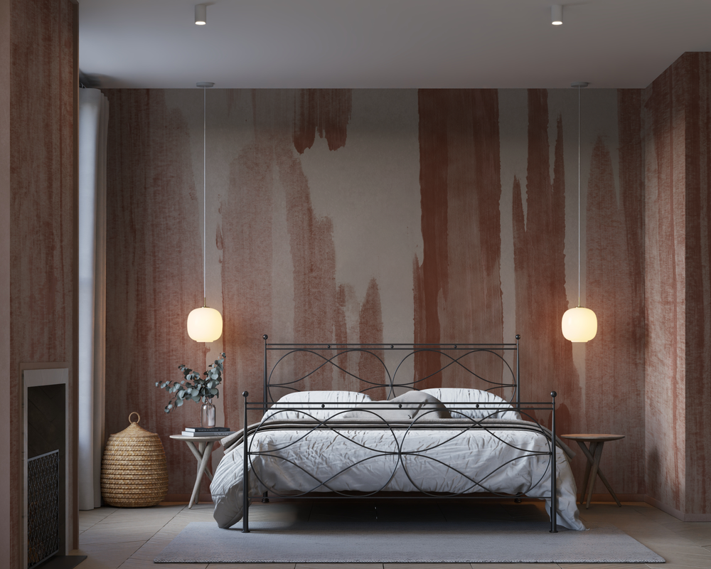 Sequoia in Cinnabar - Wallpaper Mural - Quick Ship