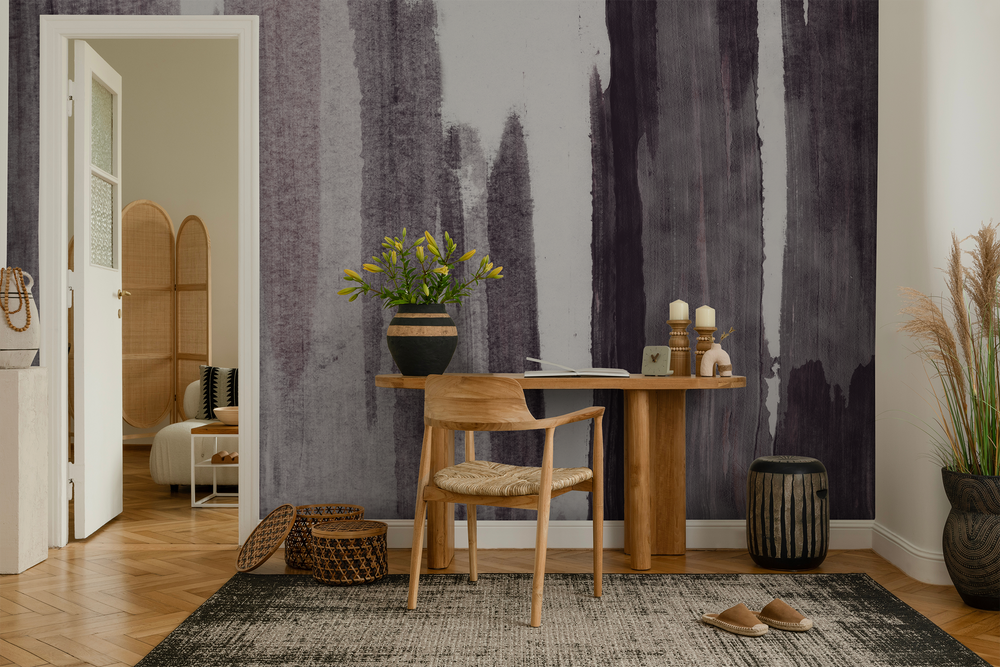 Sequoia in Orchid Mist - Wallpaper Mural - Quick Ship