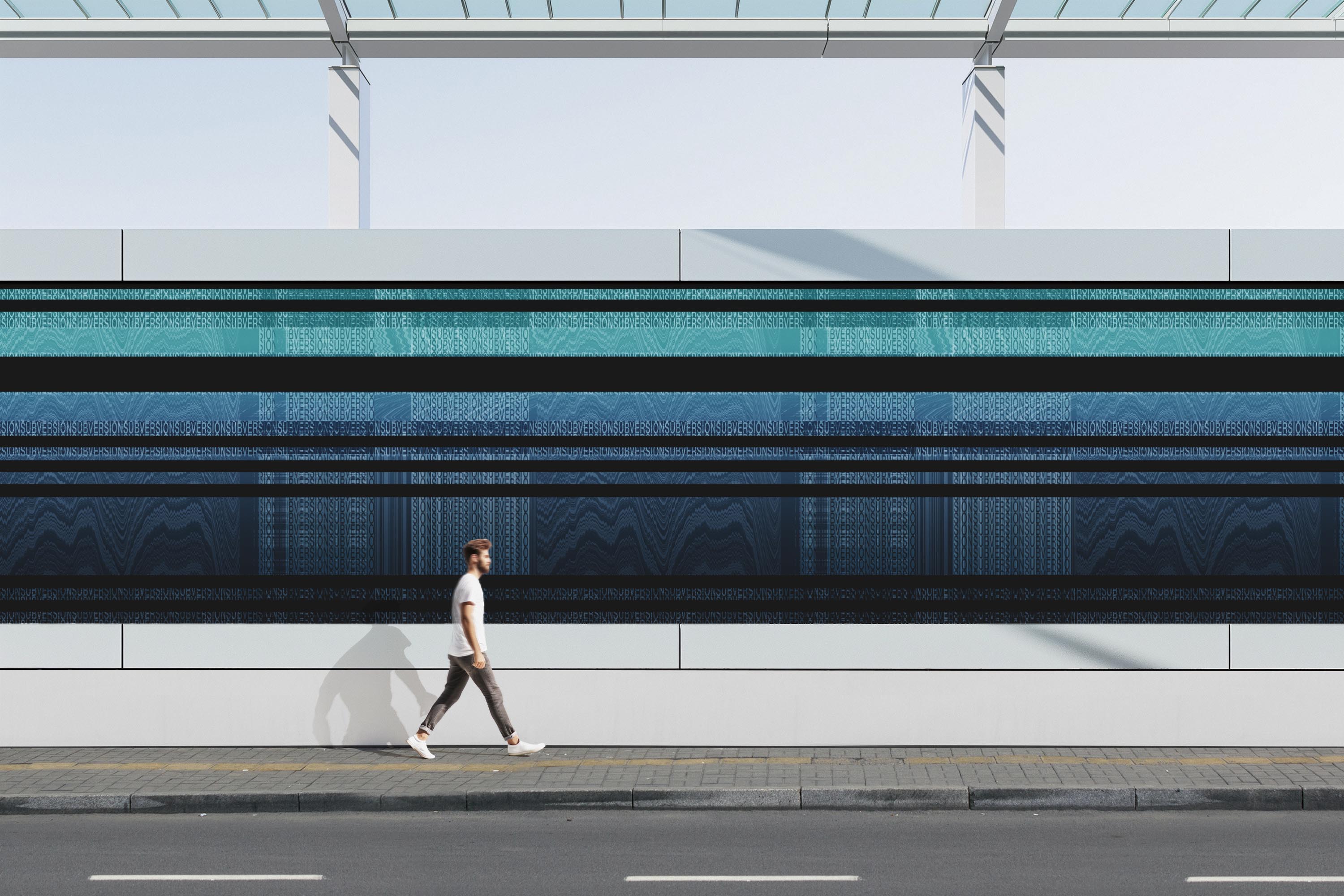 Image of Simple Subversion - Wallpaper Mural - Quick Ship