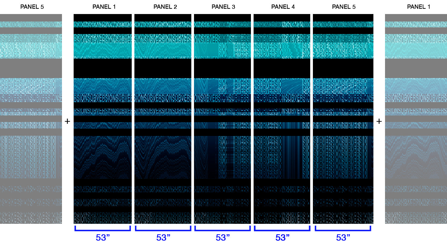 Image of Simple Subversion - Wallpaper Mural - Quick Ship