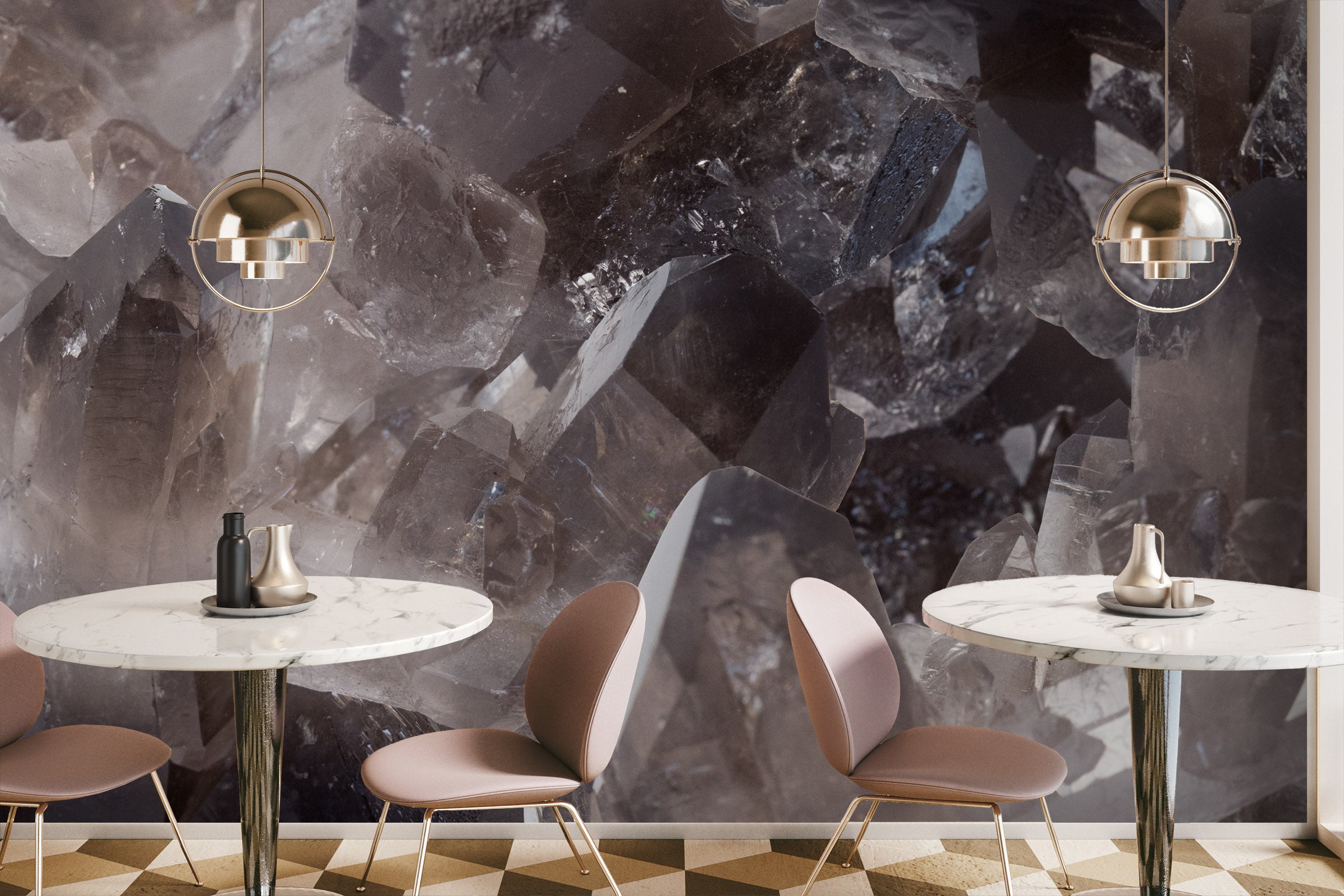 Image of Smoky Quartz Made to Measure Mural