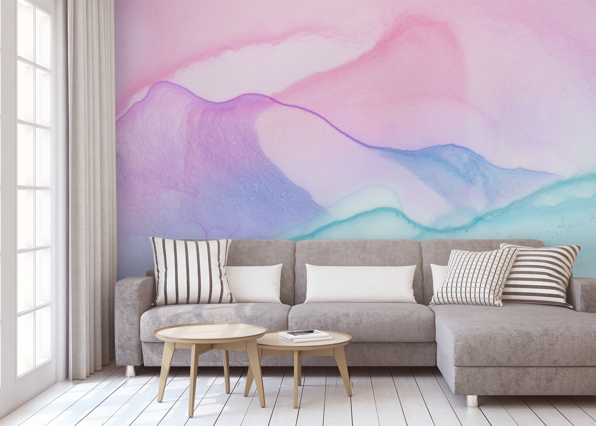 Spun Sugar Made to Measure Mural – Black Crow Studios