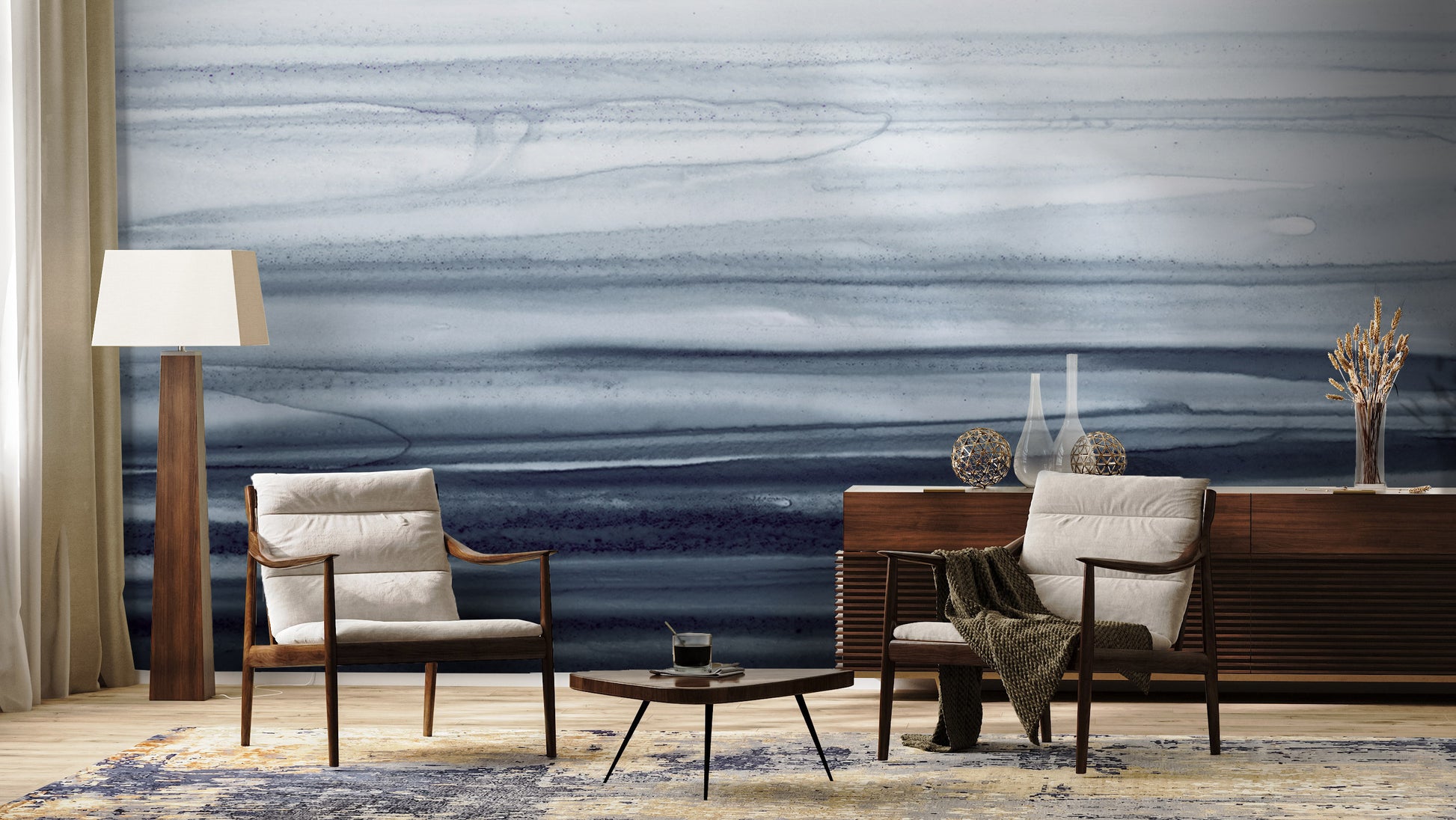 Stonewash Stripes Made to Measure Mural