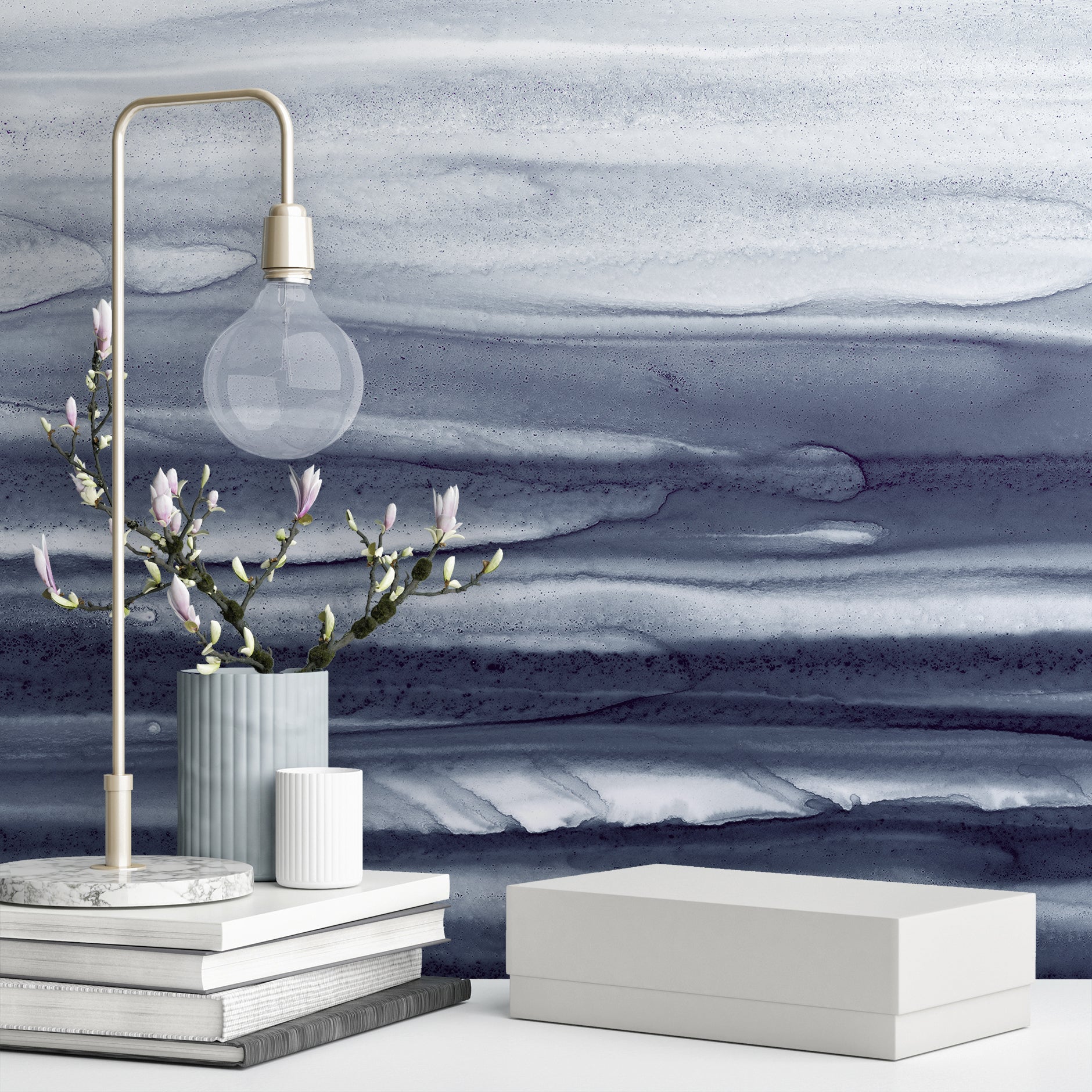 Image of Stonewash Stripes Made to Measure Mural