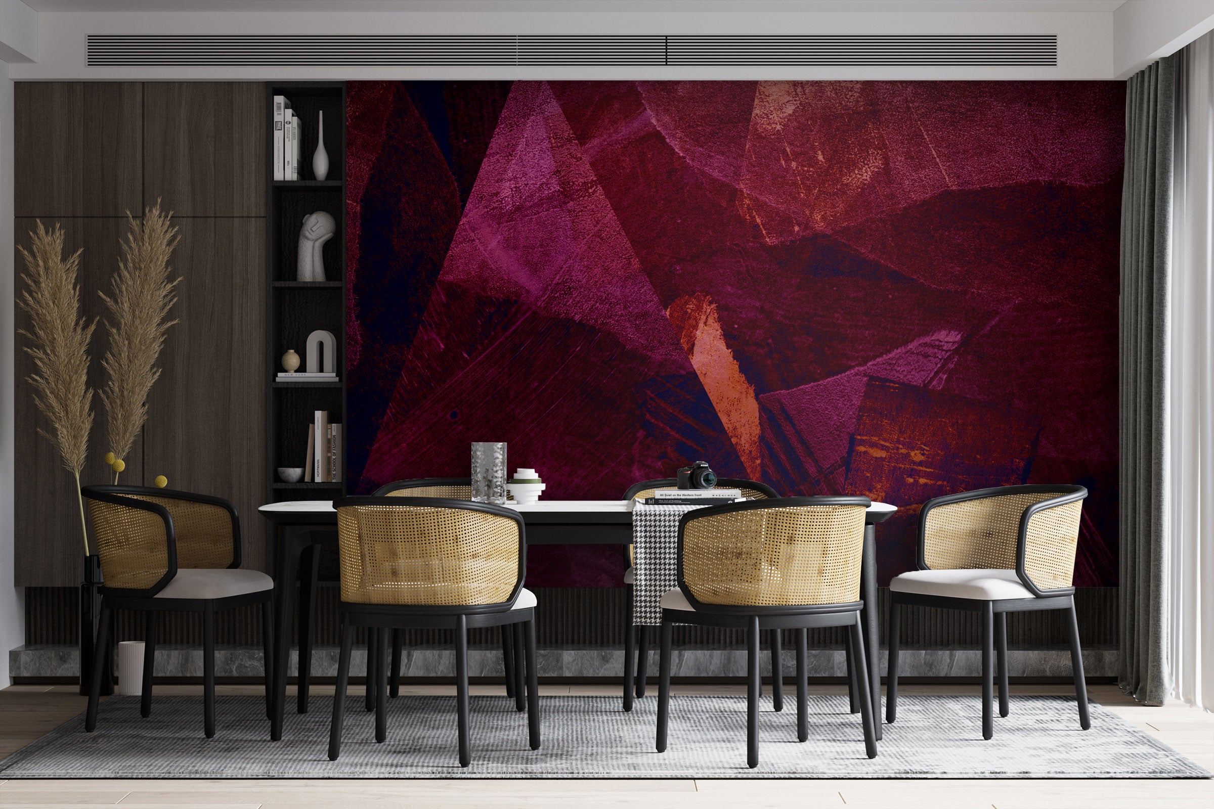 Image of Subconscious Thought in Sangria Made to Measure Mural