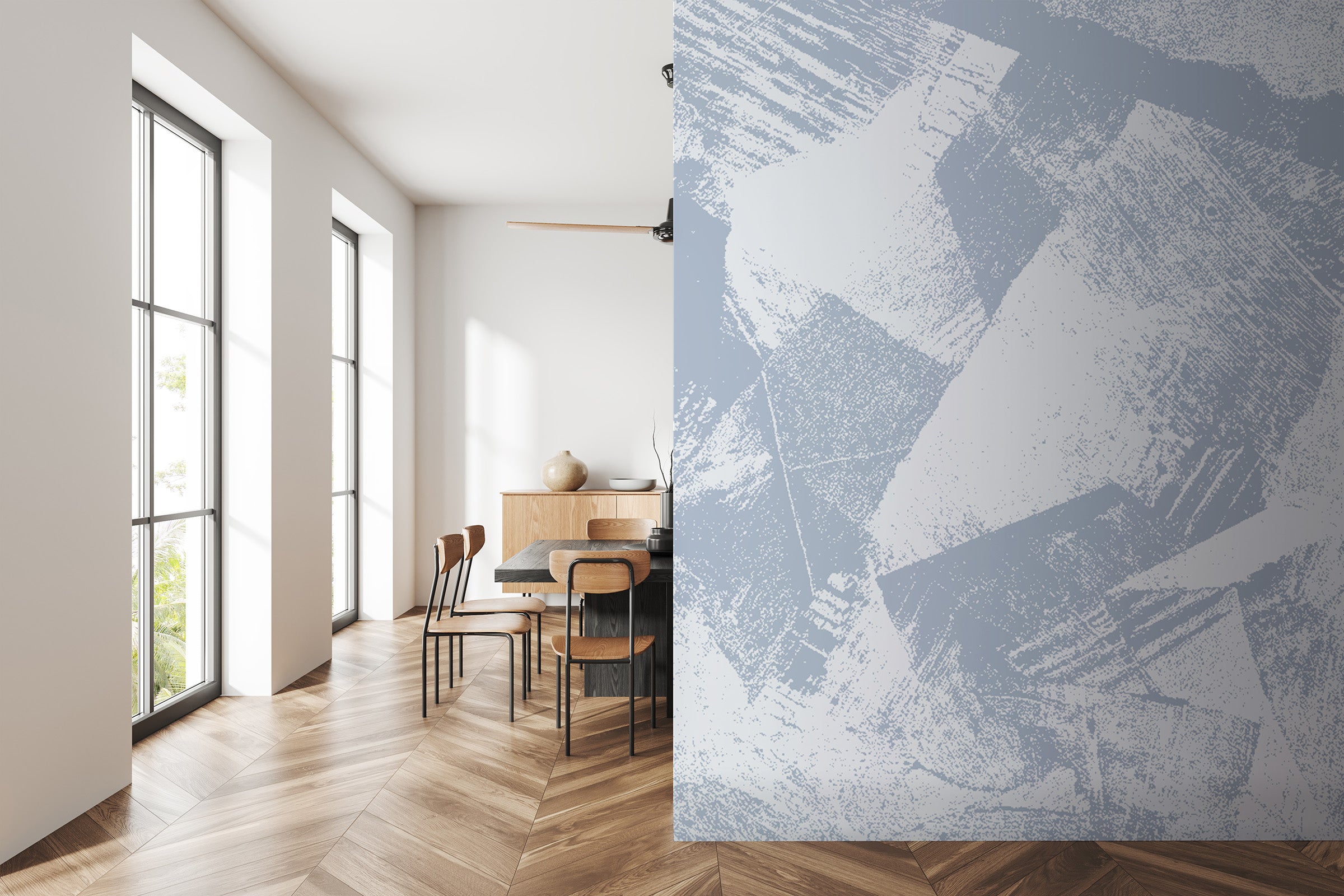Image of Subconscious Thought in Slate Made to Measure Mural