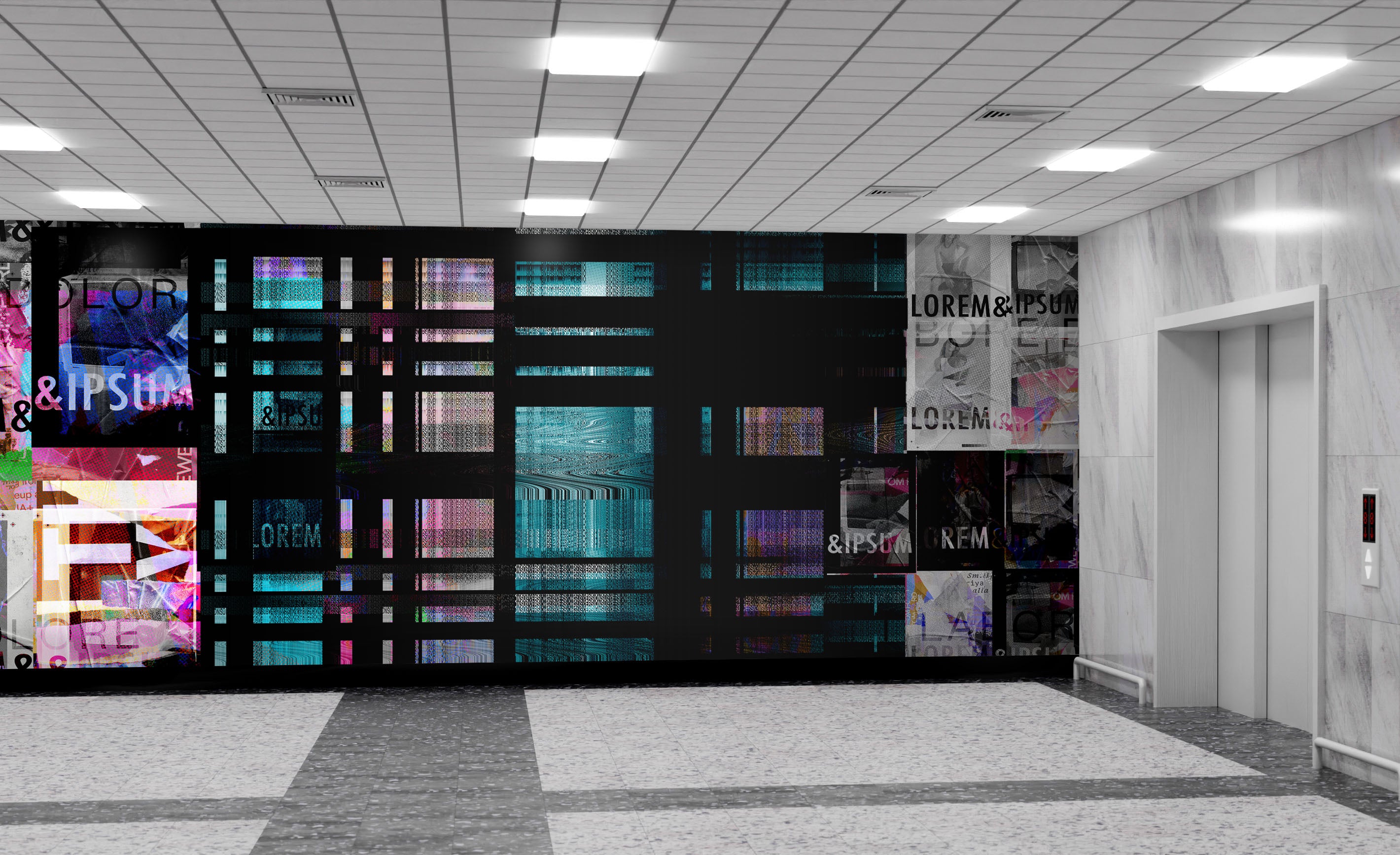 Image of Subversion - Wallpaper Mural - Quick Ship