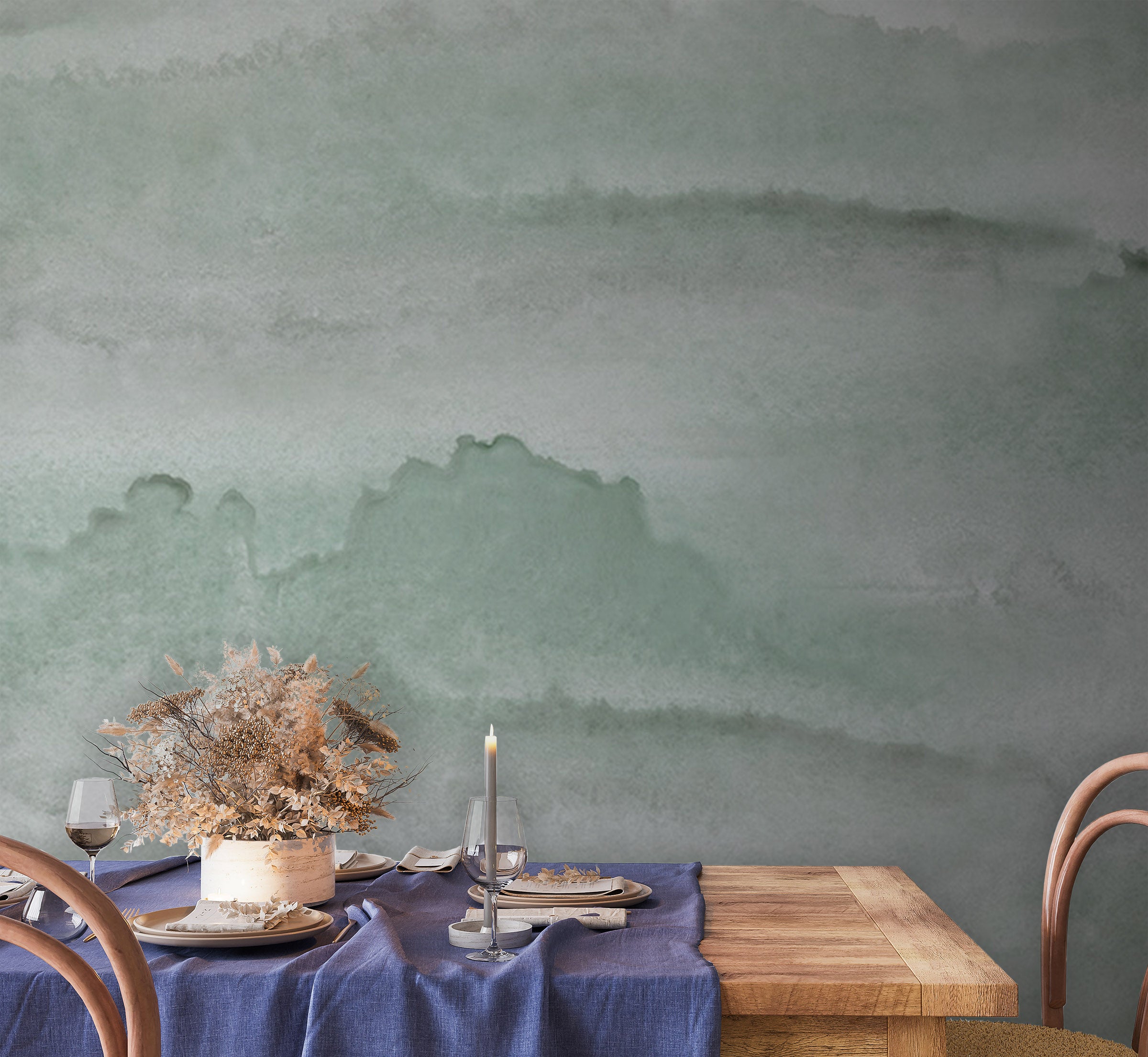 Image of Tide Sea Glass - Quick Ship Mural