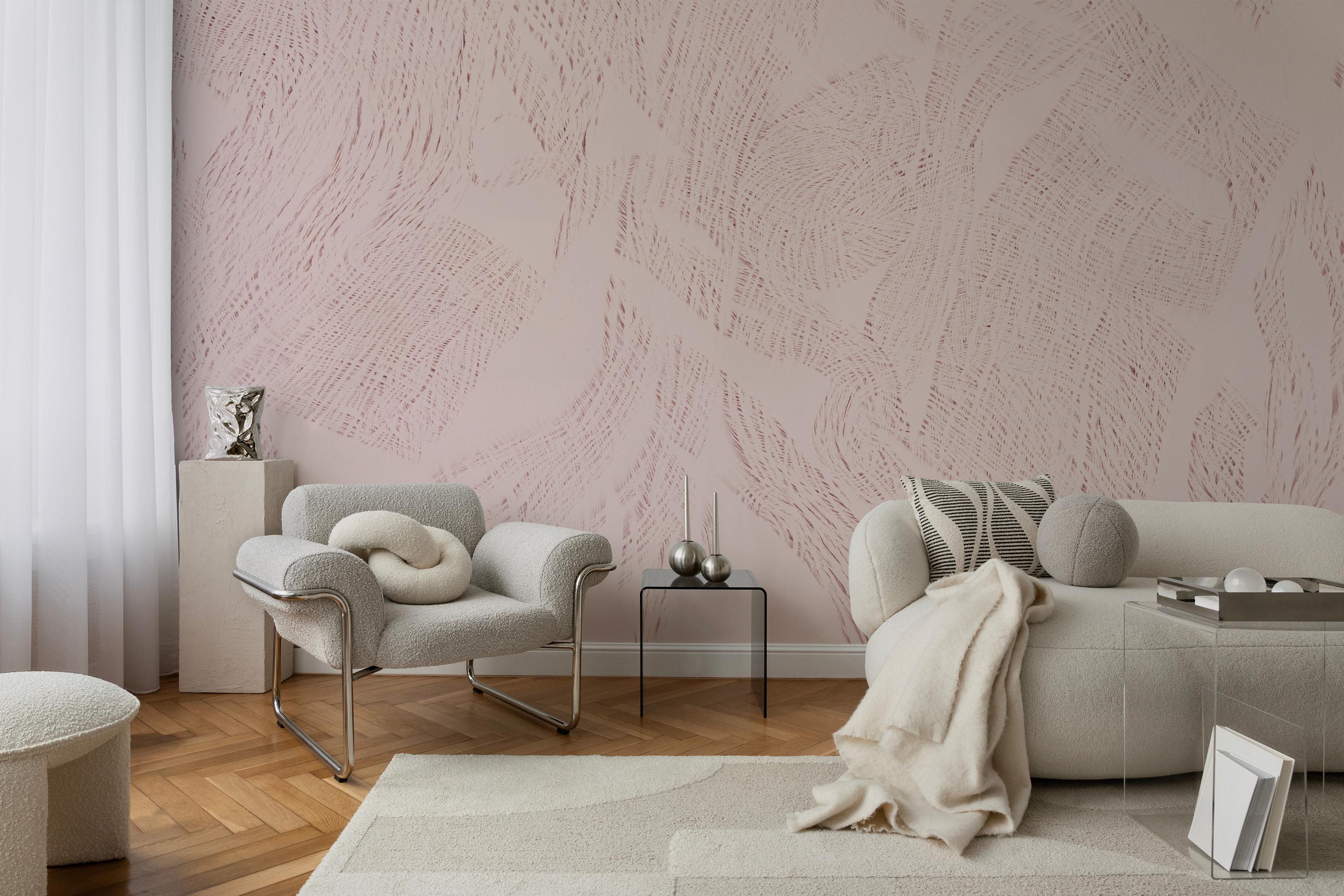 Image of Trinity Alps in Rosewater - Wallpaper Mural - Quick Ship