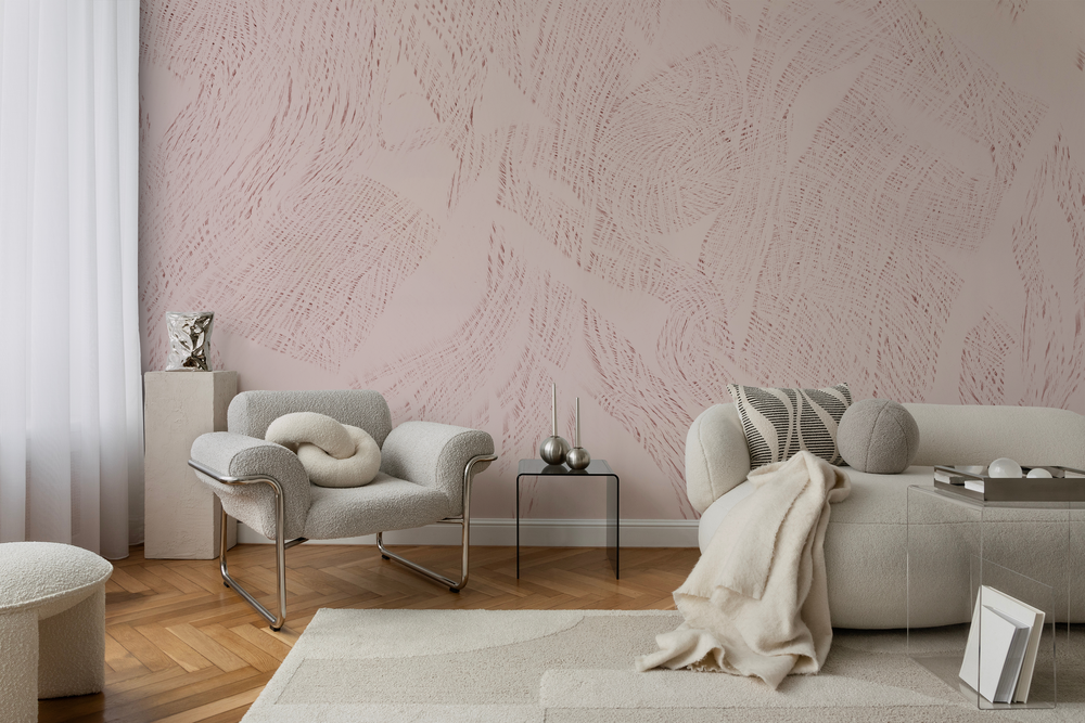 Trinity Alps in Rosewater - Wallpaper Mural - Quick Ship