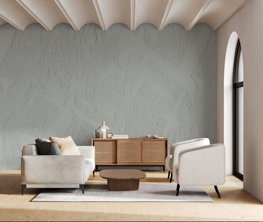 Trinity Alps in Willow - Wallpaper Mural - Quick Ship