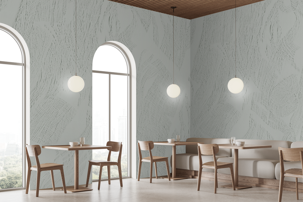 Trinity Alps in Willow - Wallpaper Mural - Quick Ship
