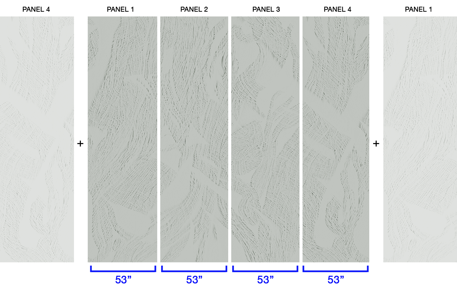 Trinity Alps in Willow - Wallpaper Mural - Quick Ship