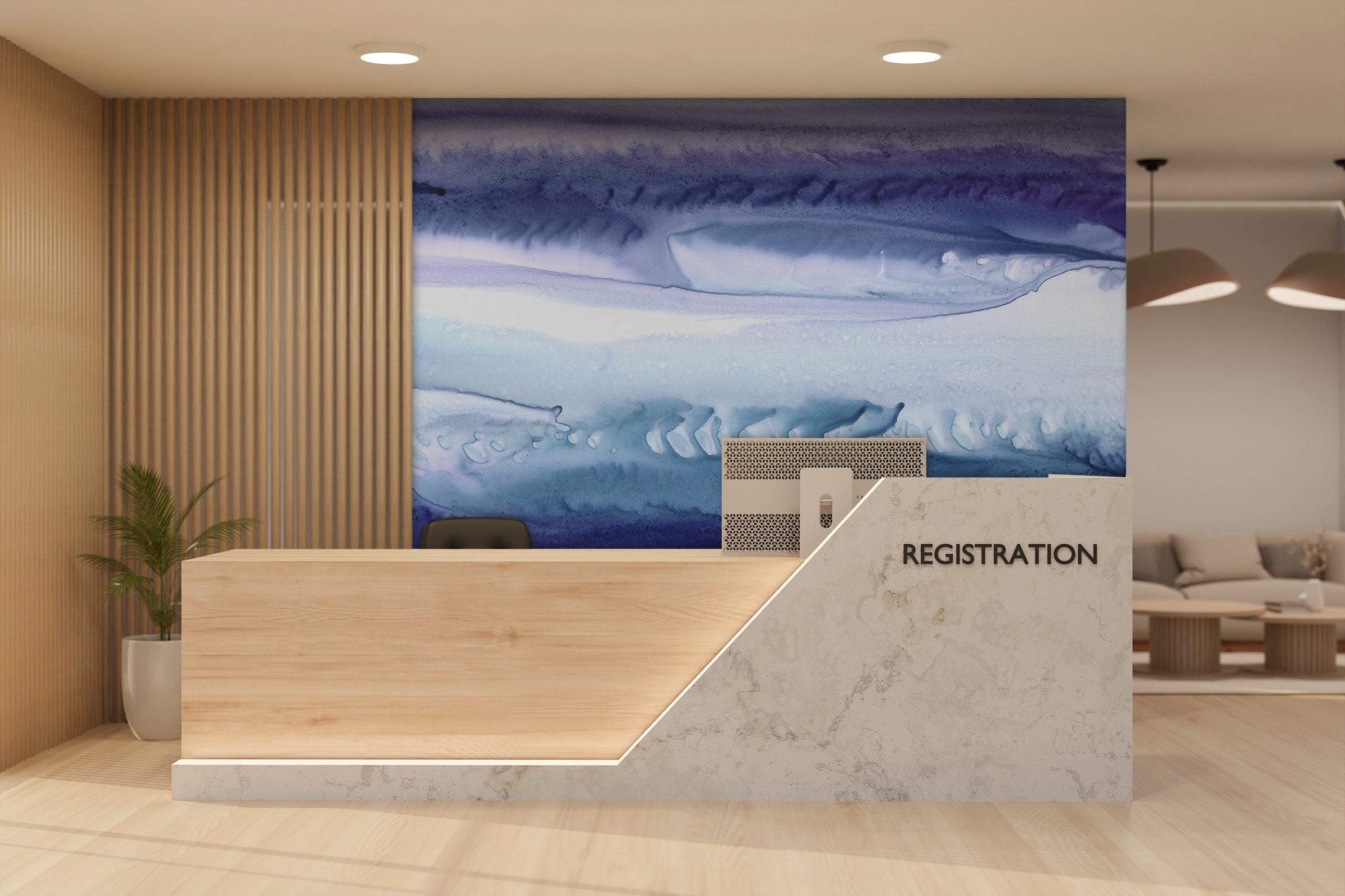 Image of Twilight Drips Made to Measure Mural