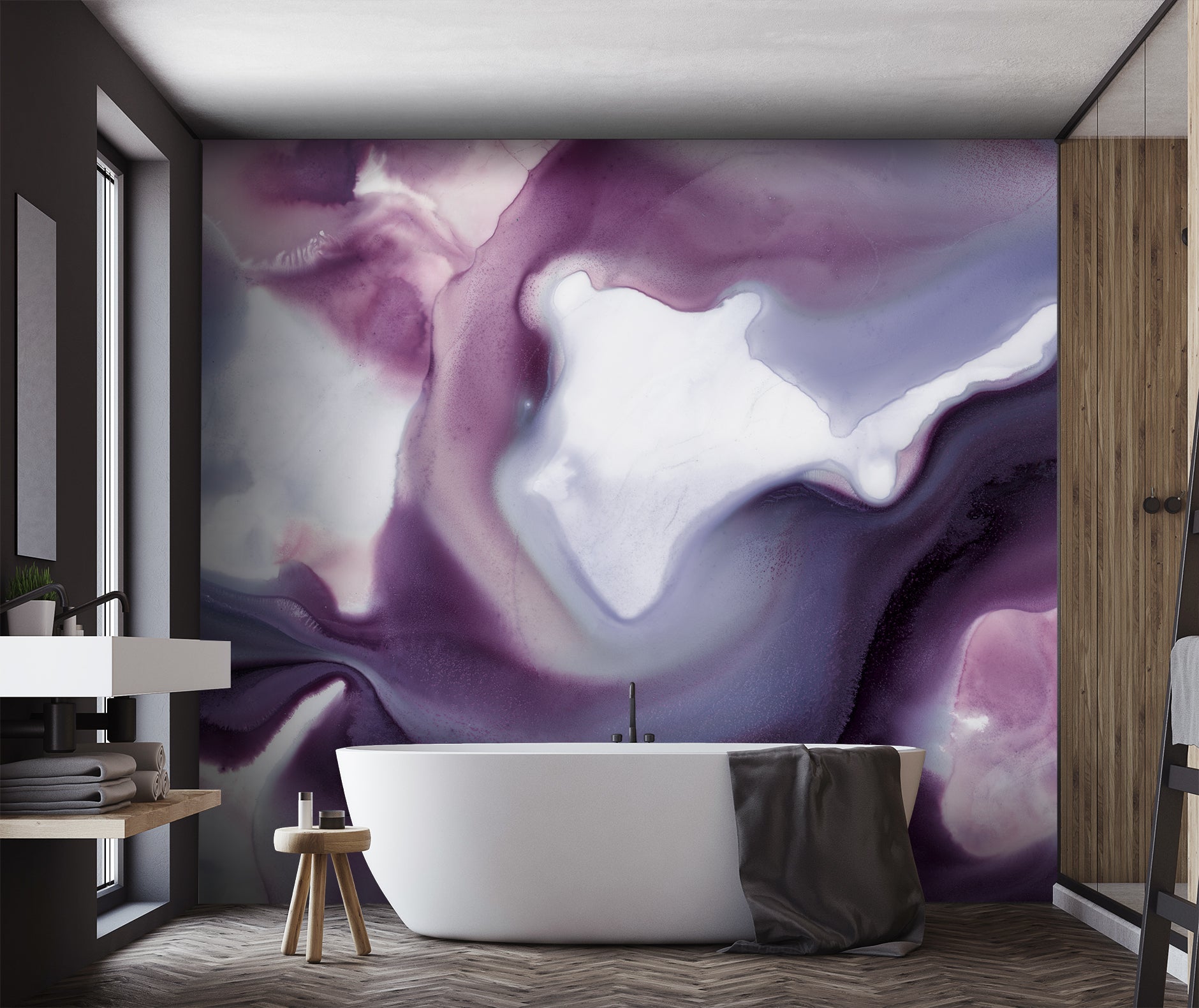 Image of Ultra Violet Made to Measure Mural