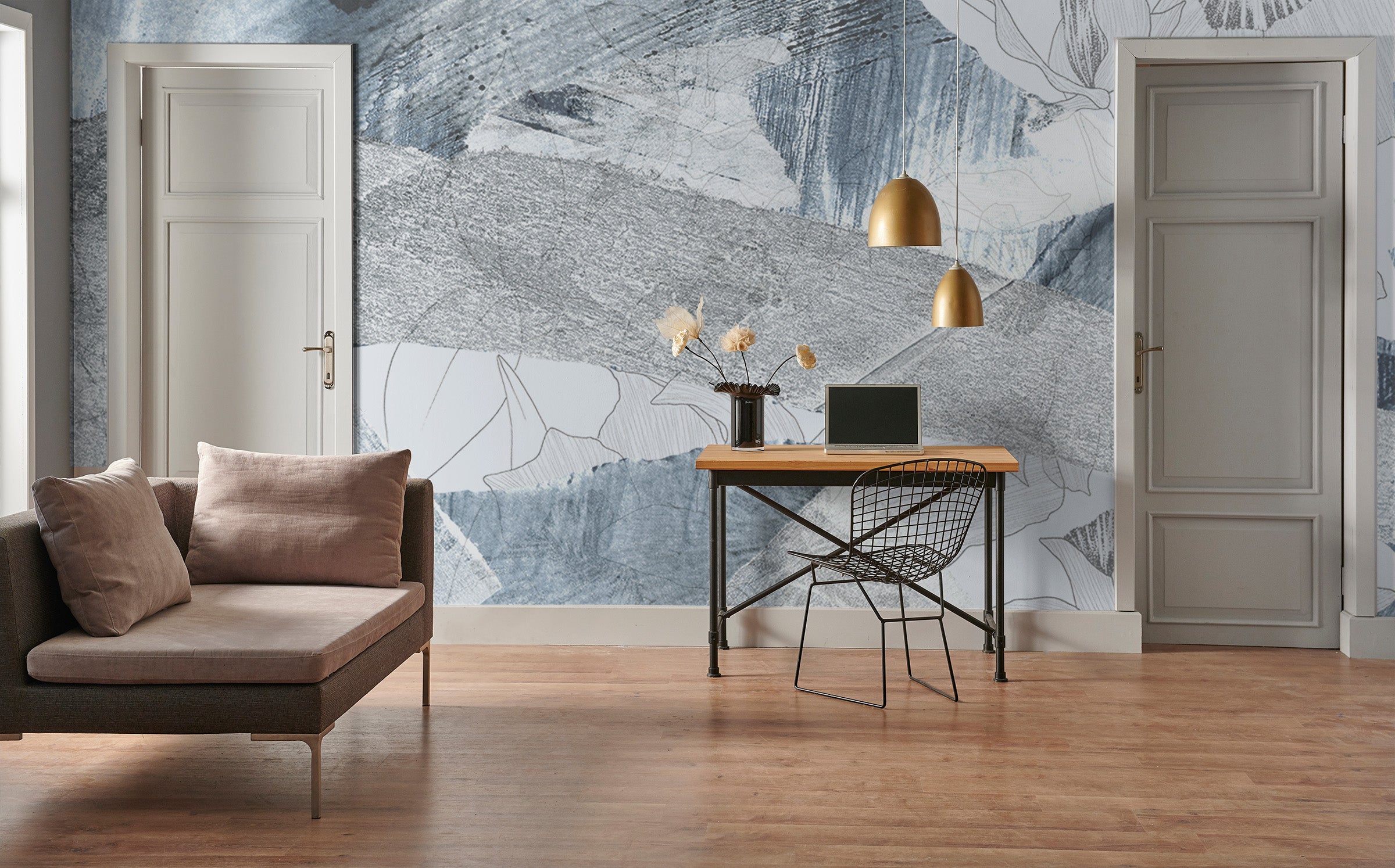 Image of Vandal in Slate Made to Measure Mural