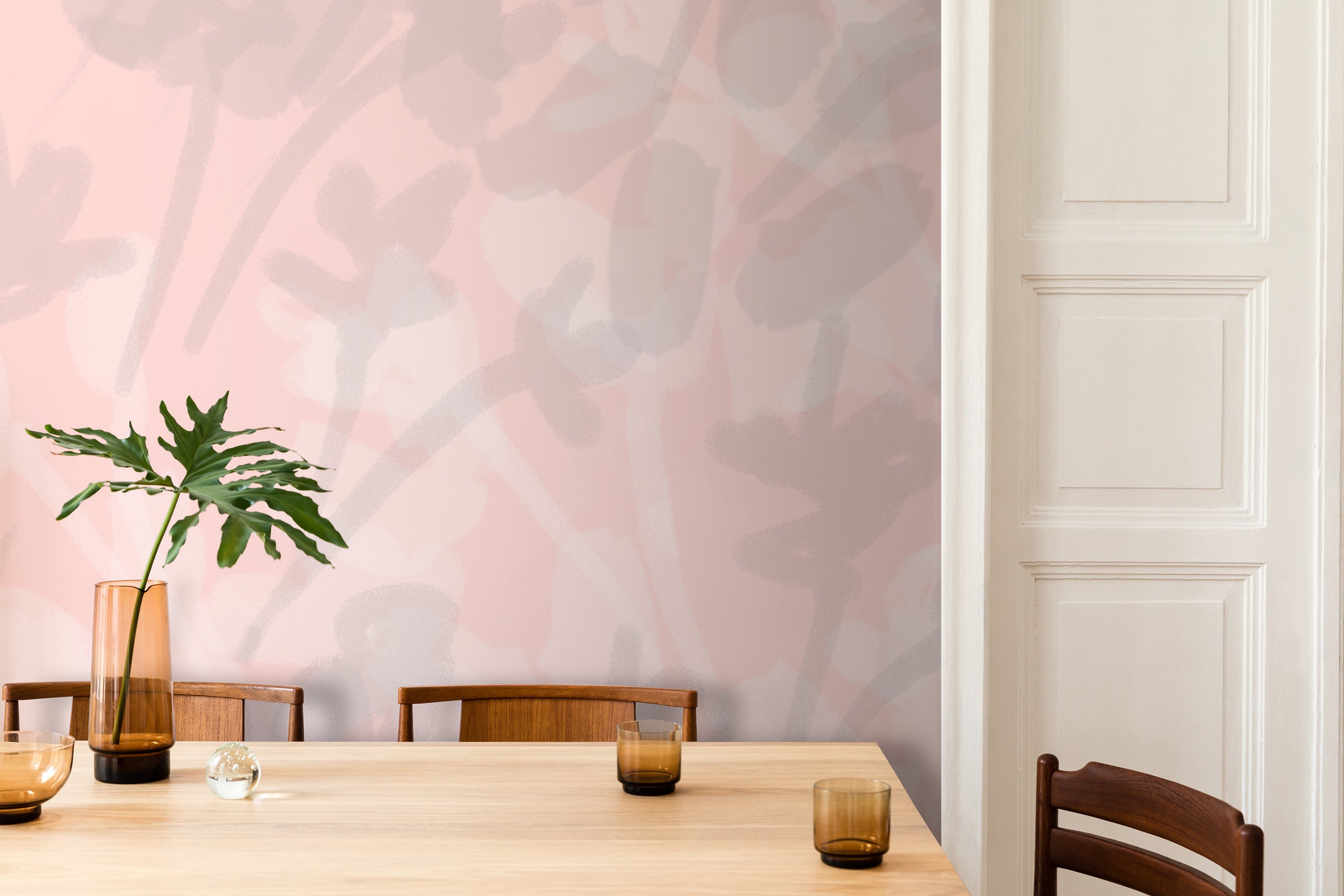 Image of Vernal in Blush Made to Measure Mural