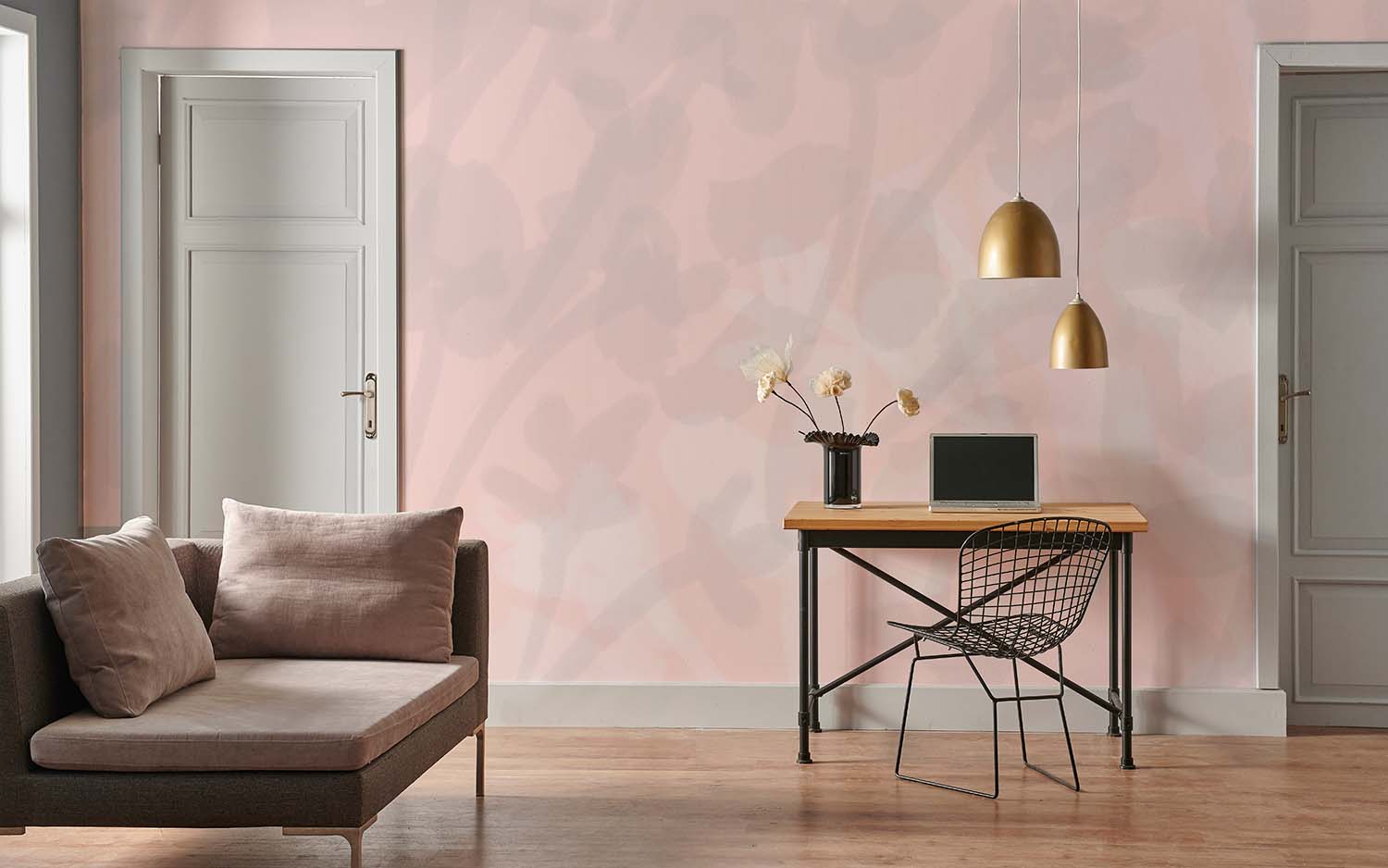 Image of Vernal in Blush Made to Measure Mural