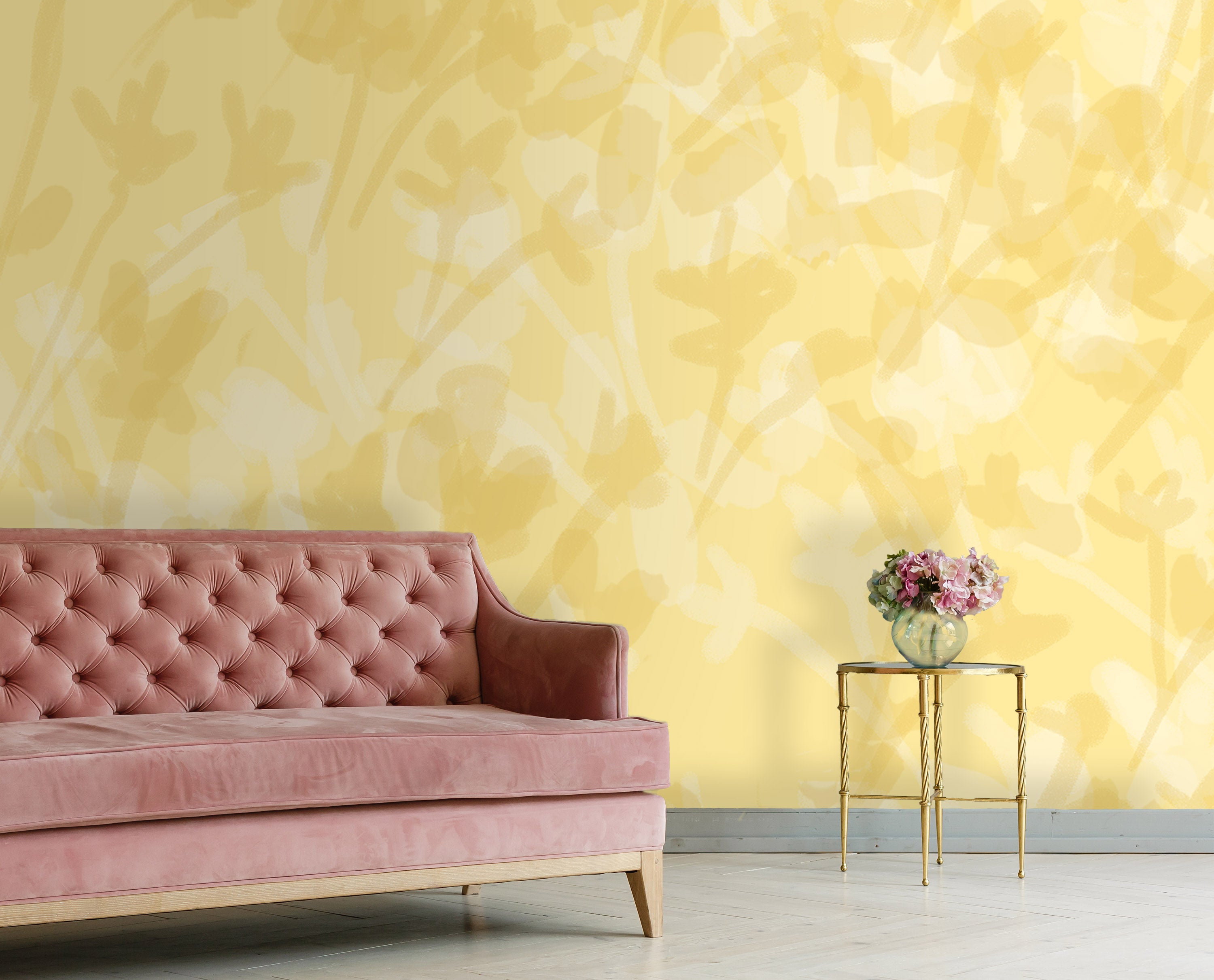 Image of Vernal in Marigold Made to Measure Mural