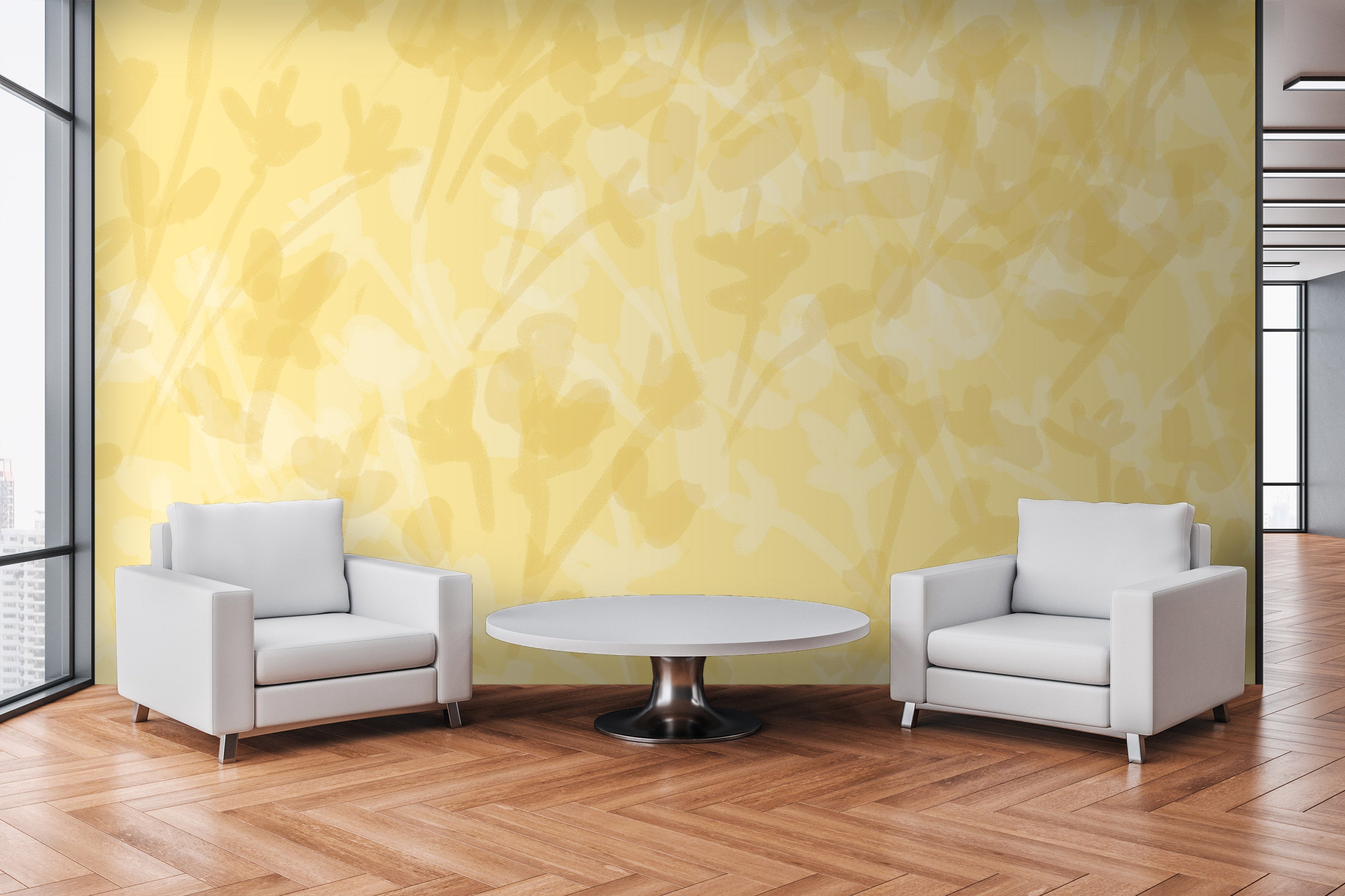 Image of Vernal in Marigold Made to Measure Mural