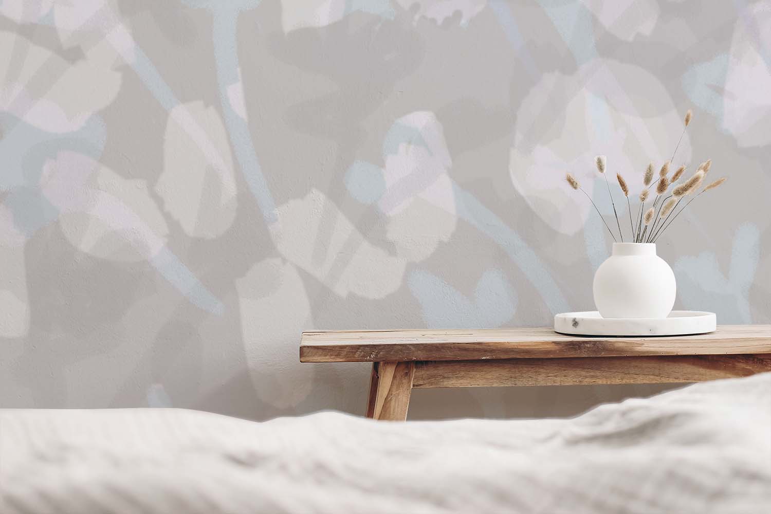 Image of Vernal in Silver Made to Measure Mural