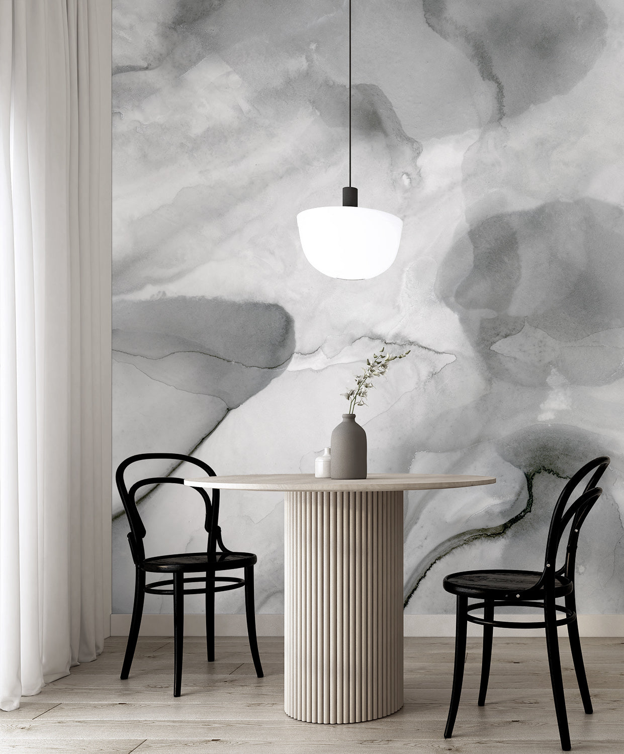 Image of Volcanic Gray Made to Measure Mural