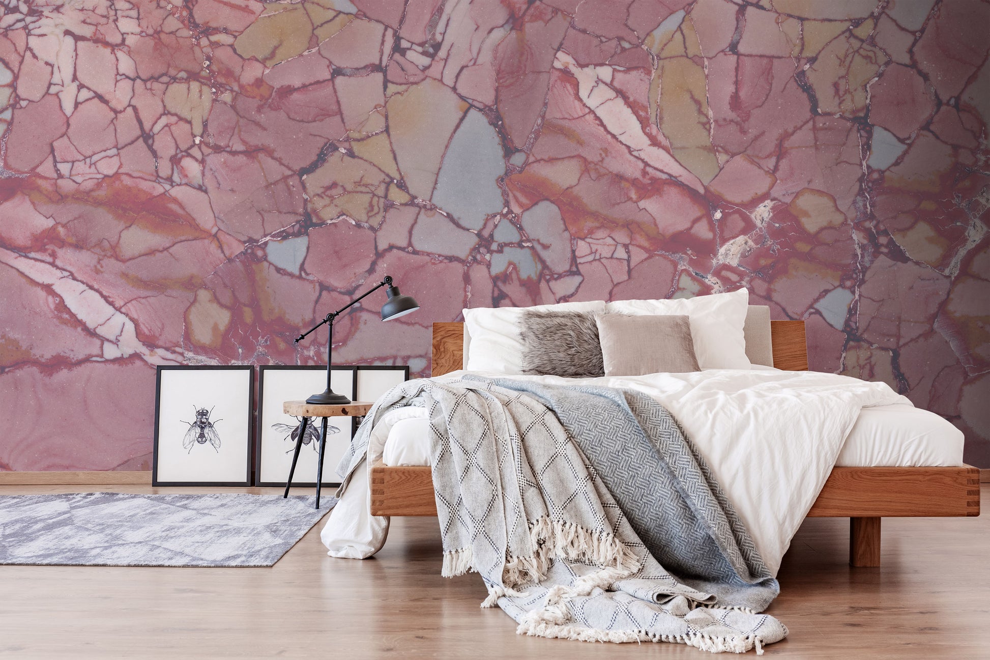 Volt in Blush - Quick Ship Mural