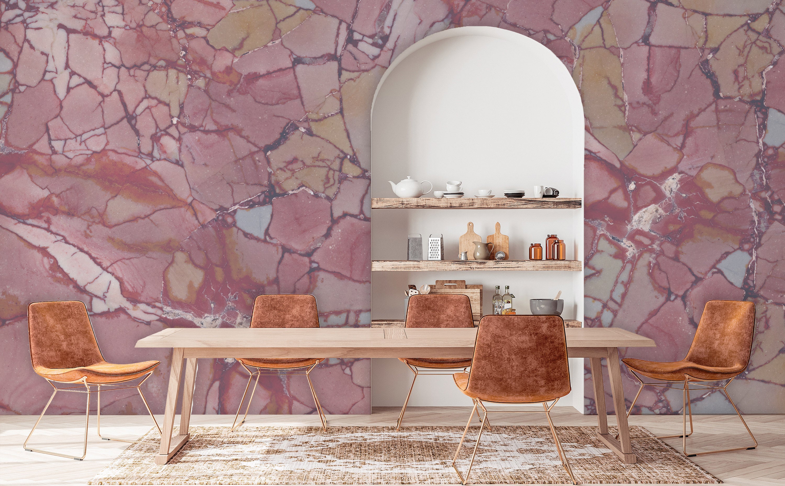 Image of Volt in Blush - Quick Ship Mural