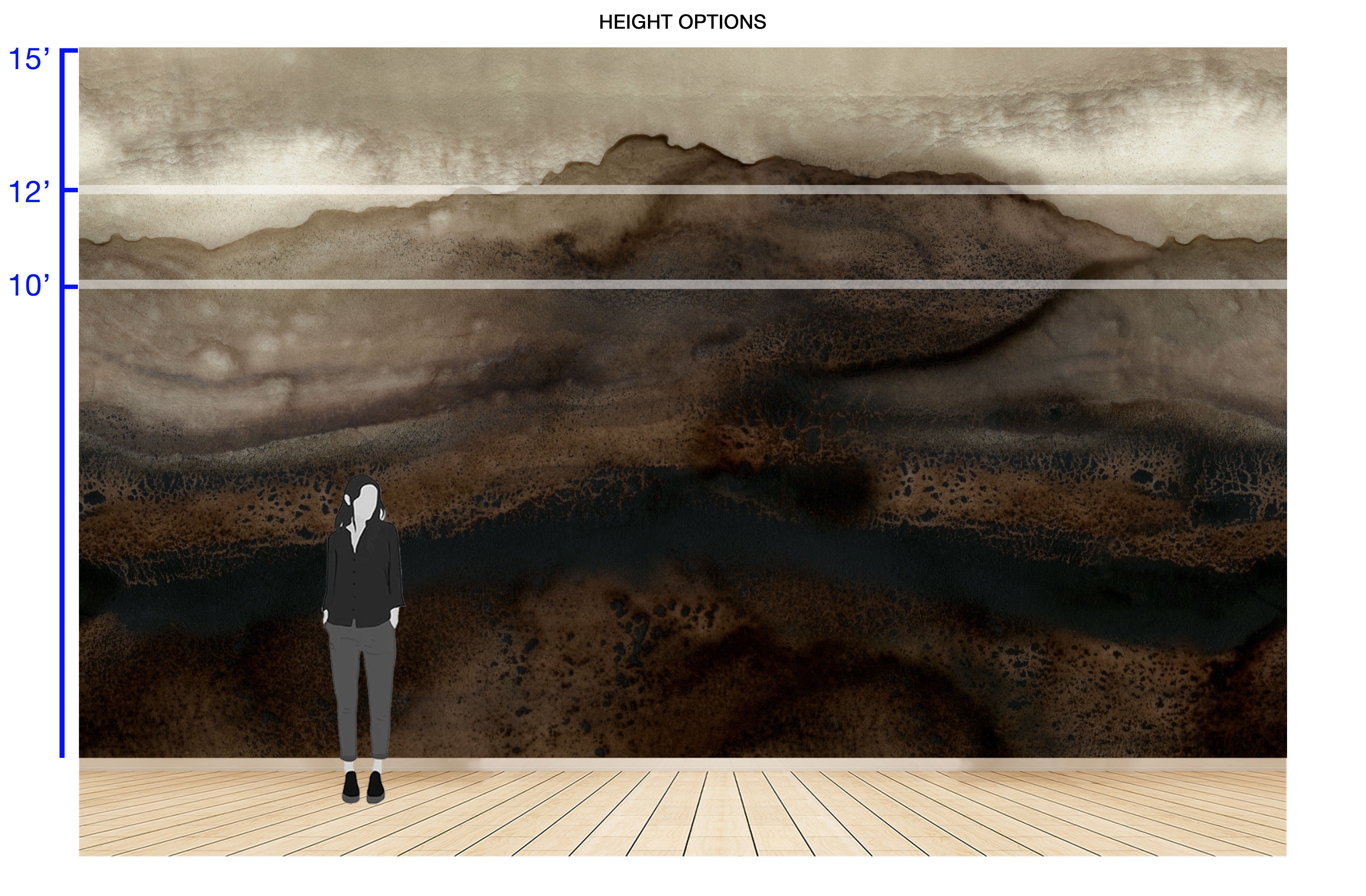 Image of Walnut - Quick Ship Wallpaper Mural