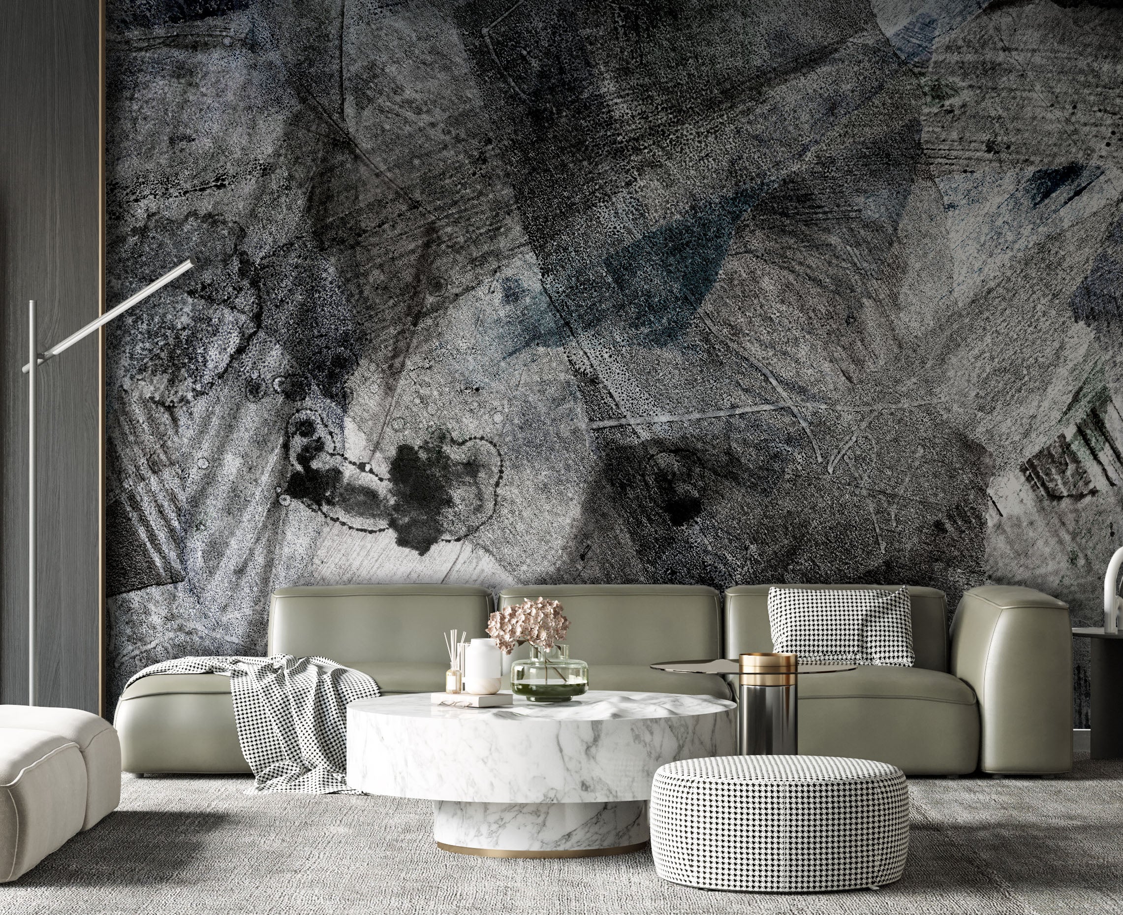 Image of Warp in Night - Quick Ship Mural