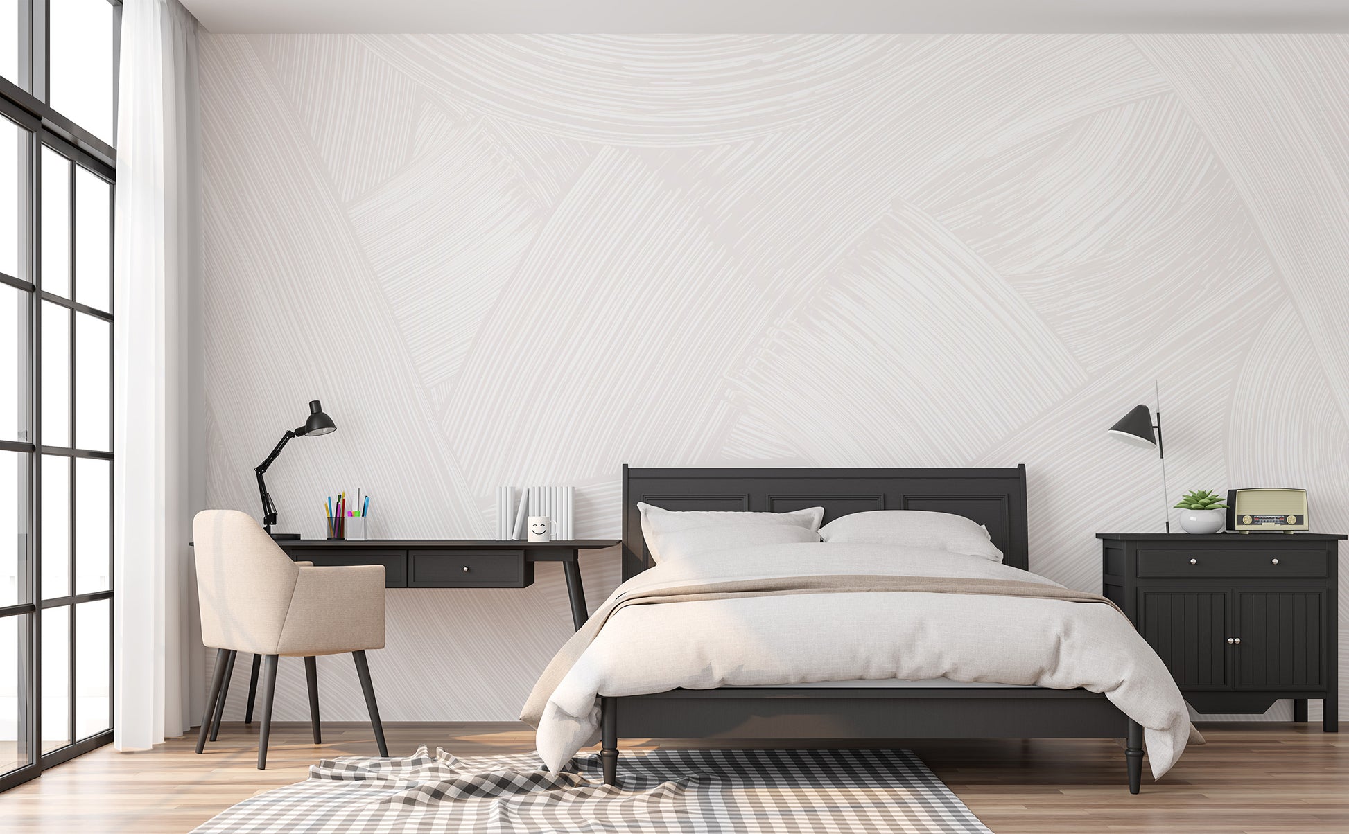 Whirls in Bone - Quick Ship Mural