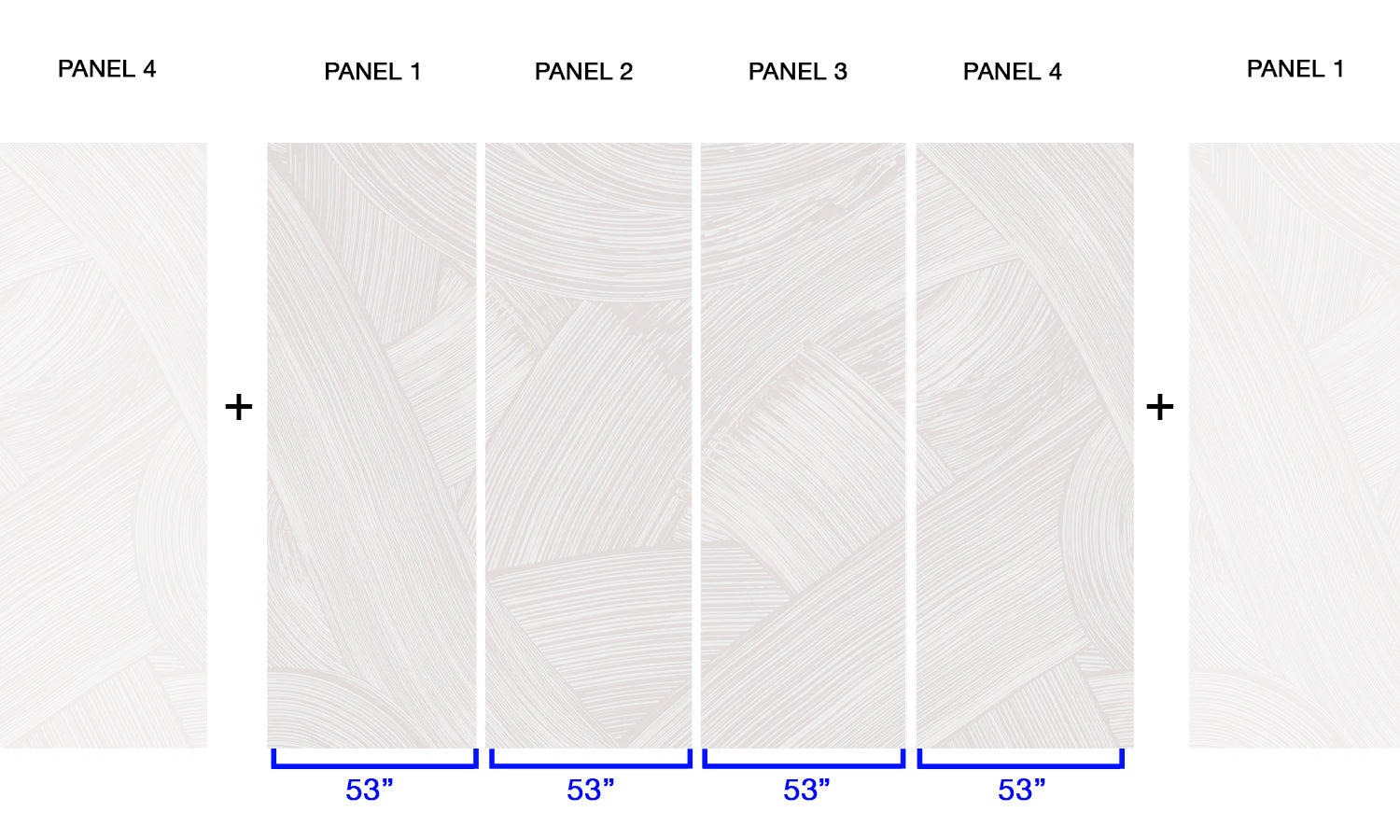 Whirls in Bone - Quick Ship Mural