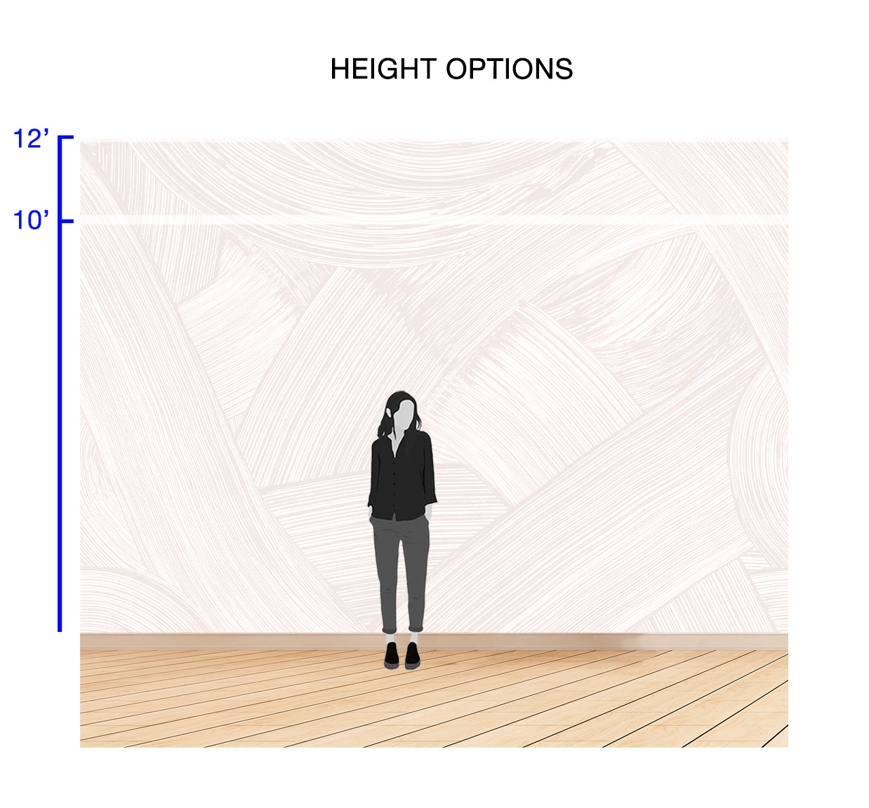 Image of Whirls in Dusk - Quick Ship Mural