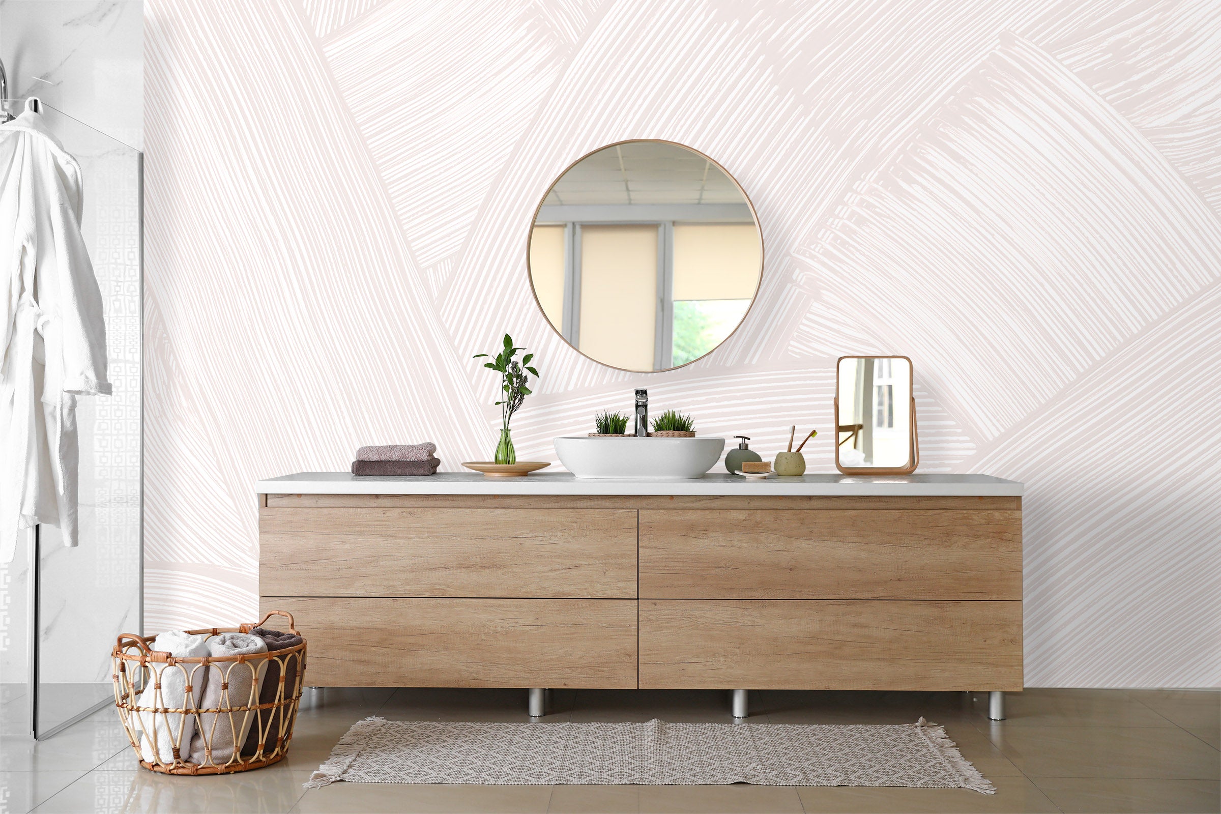 Image of Whirls in Dusk - Quick Ship Mural