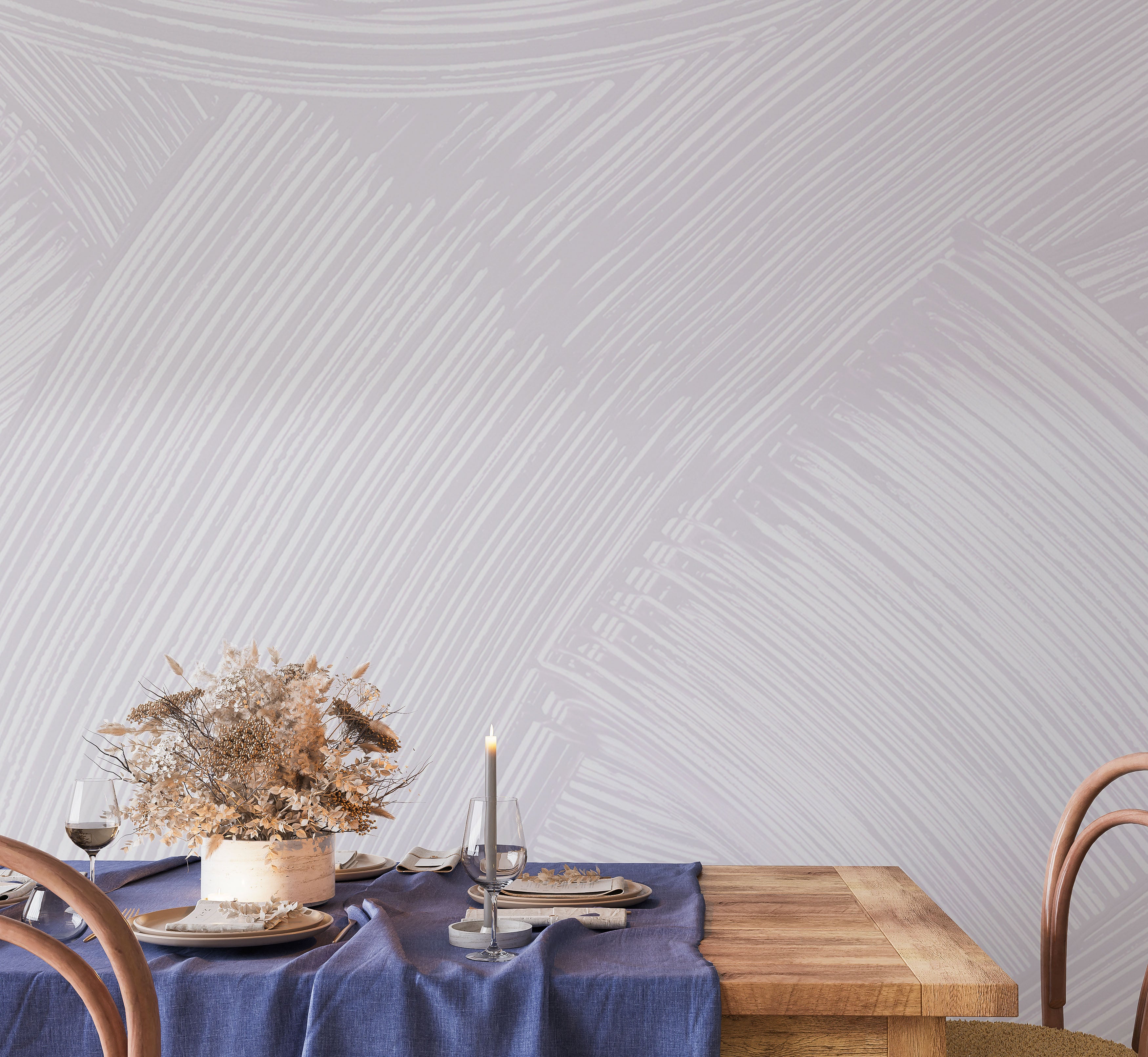 Image of Whirls in Quartz - Quick Ship Mural