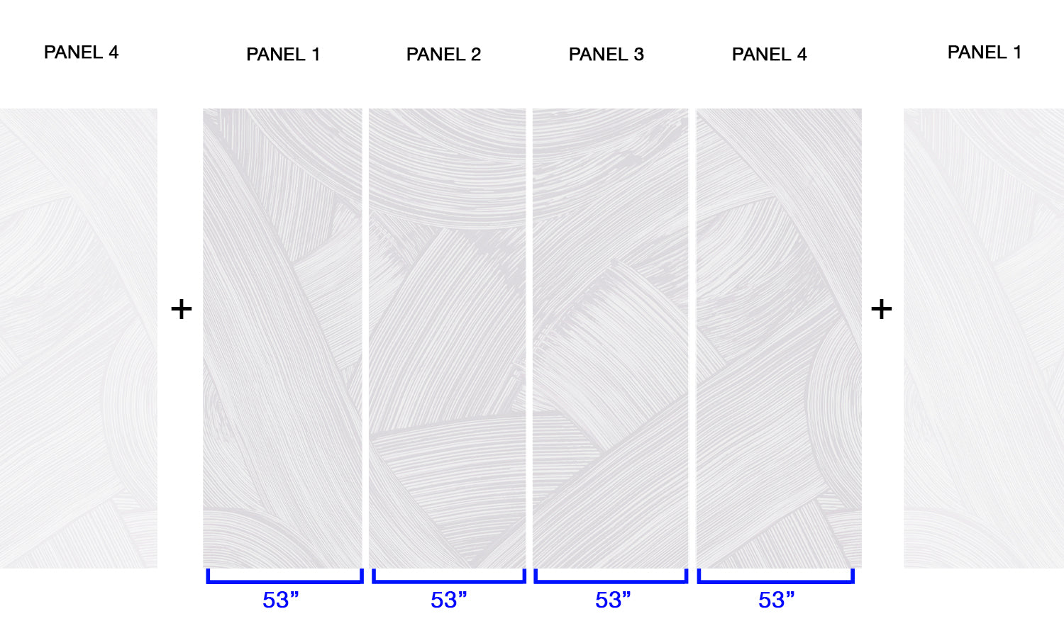 Image of Whirls in Quartz - Quick Ship Mural