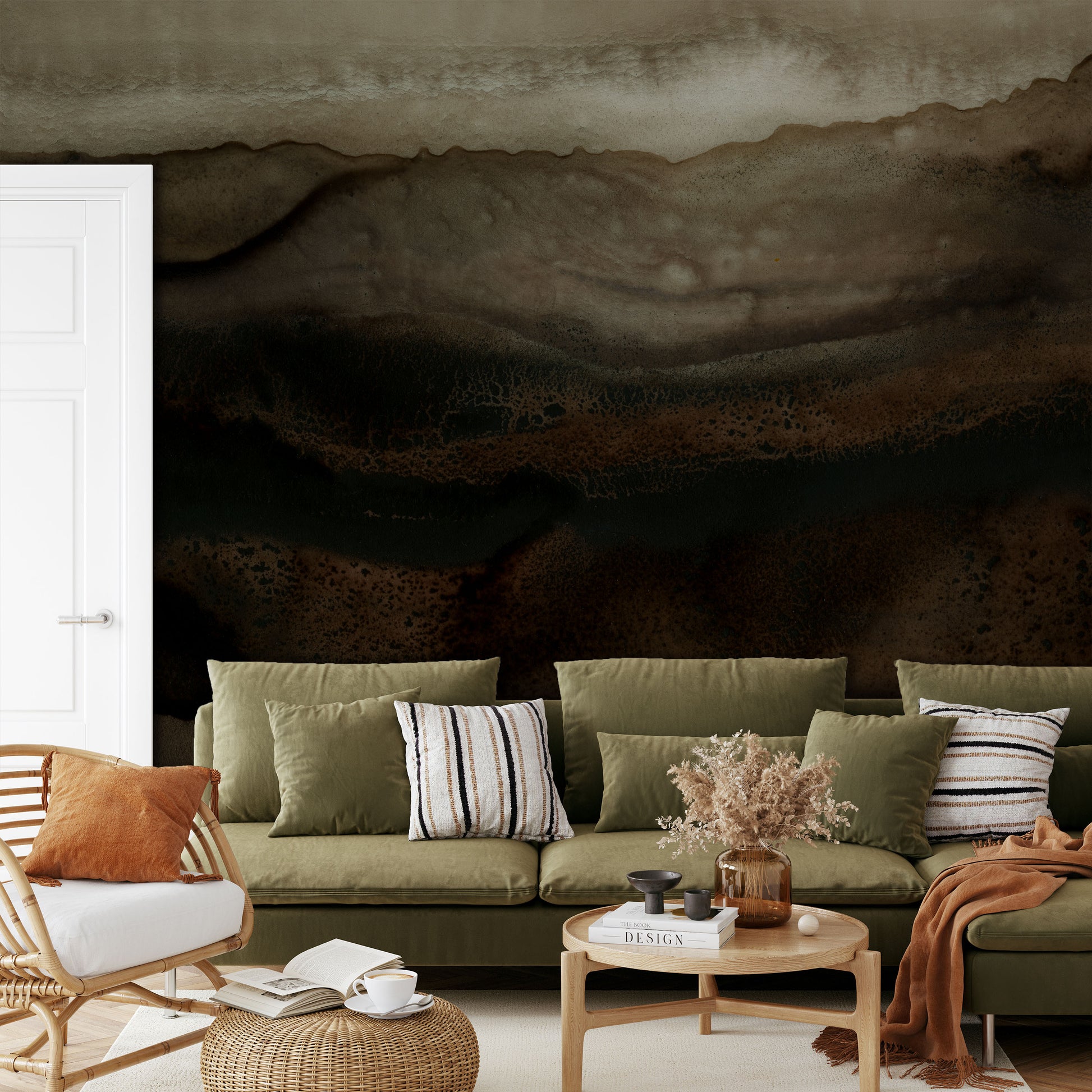 Wood Brown Made to Measure Mural