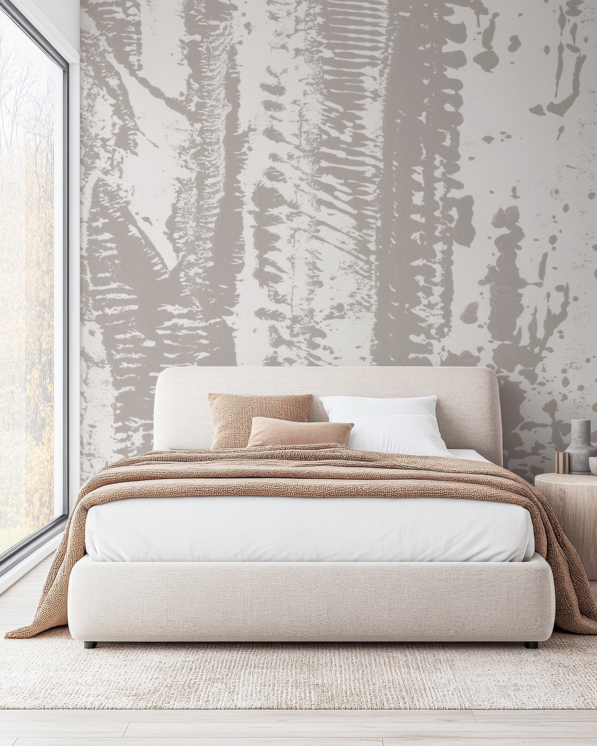 Yosemite in Pebble - Wallpaper Mural - Quick Ship