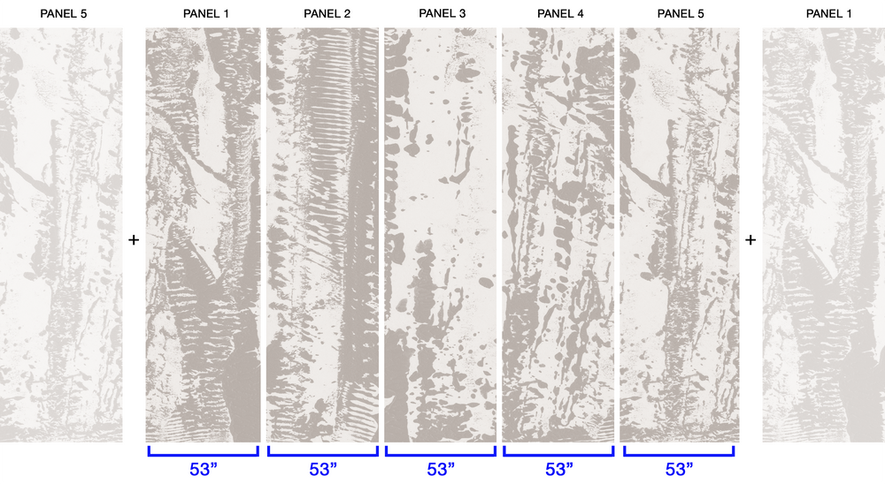 Yosemite in Pebble - Wallpaper Mural - Quick Ship