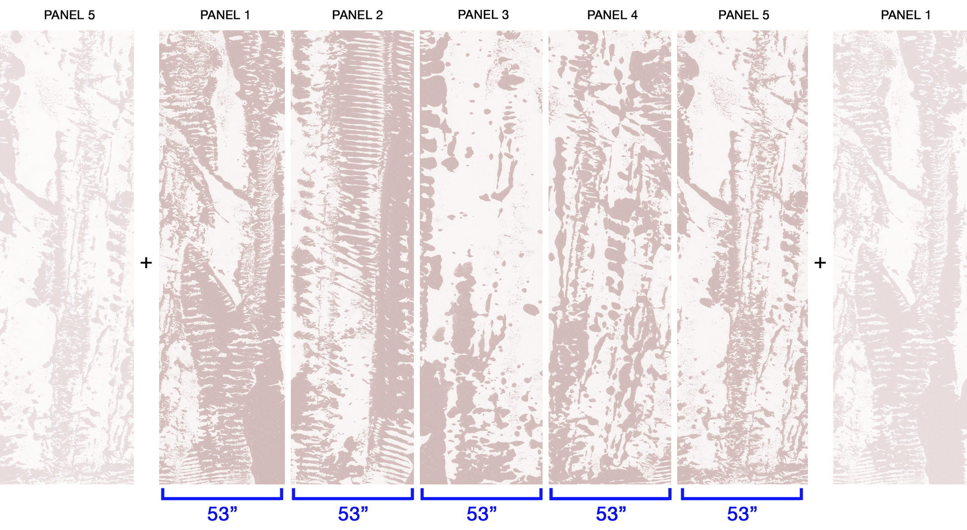 Yosemite in Rosewater - Wallpaper Mural - Quick Ship
