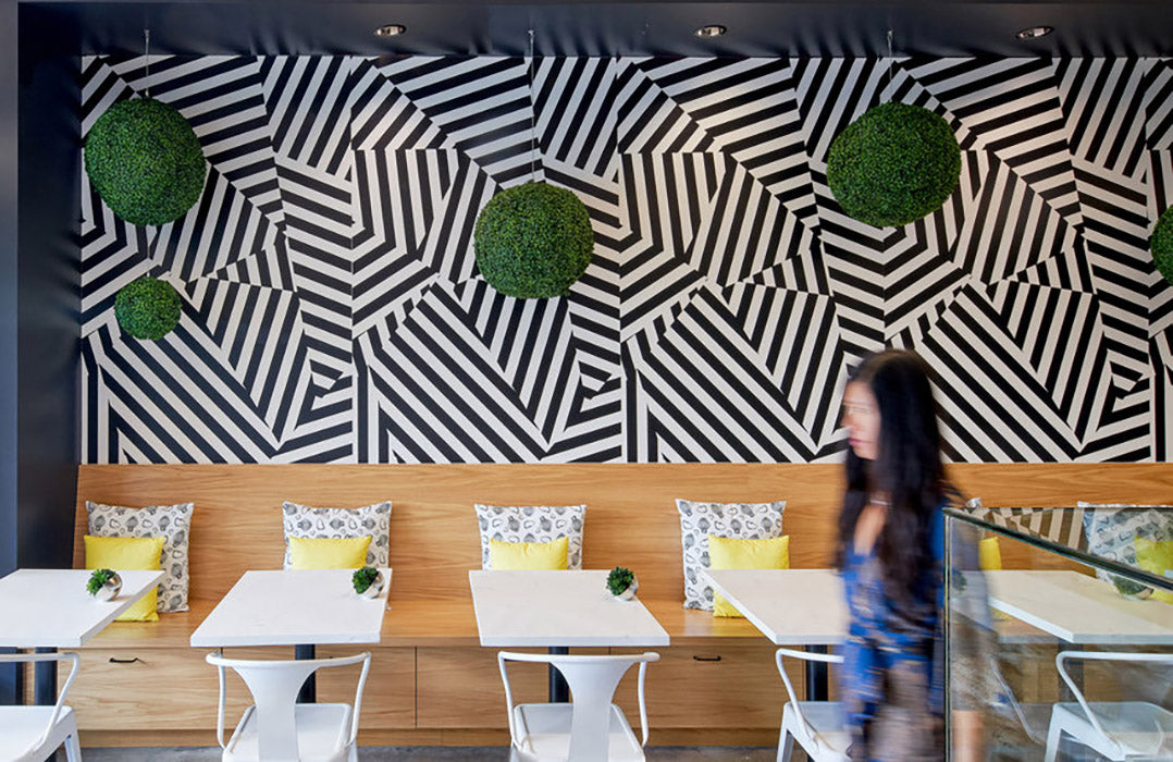 Image of Maison21 Memphis in Black & White - Quick Ship Wallpaper