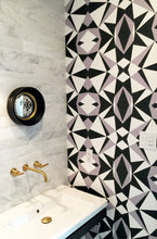Load image into Gallery viewer, STONE TEXTILE MOSAIC IN BLACK