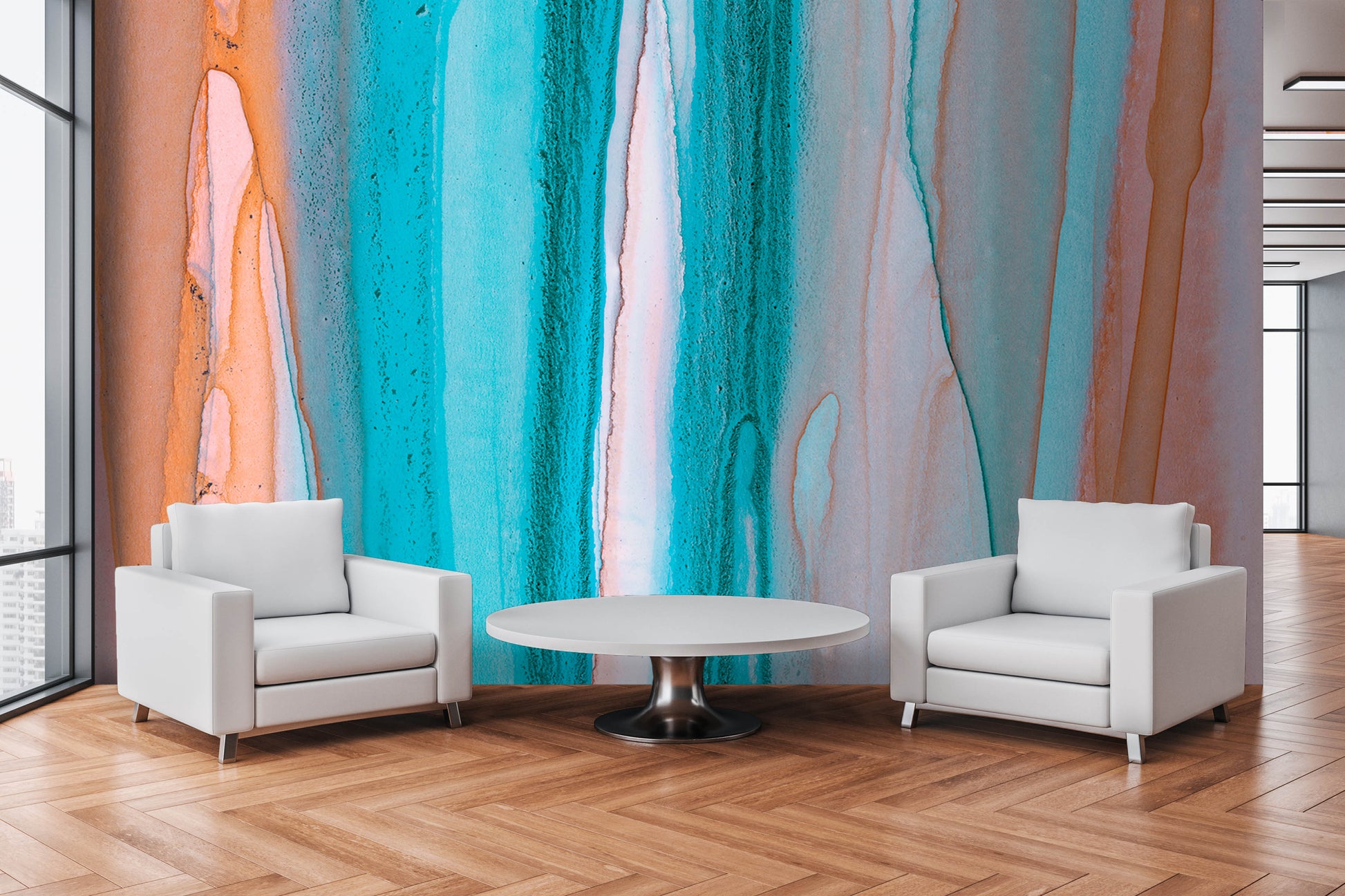 Ocean Drips - Quick Ship Wallpaper Mural